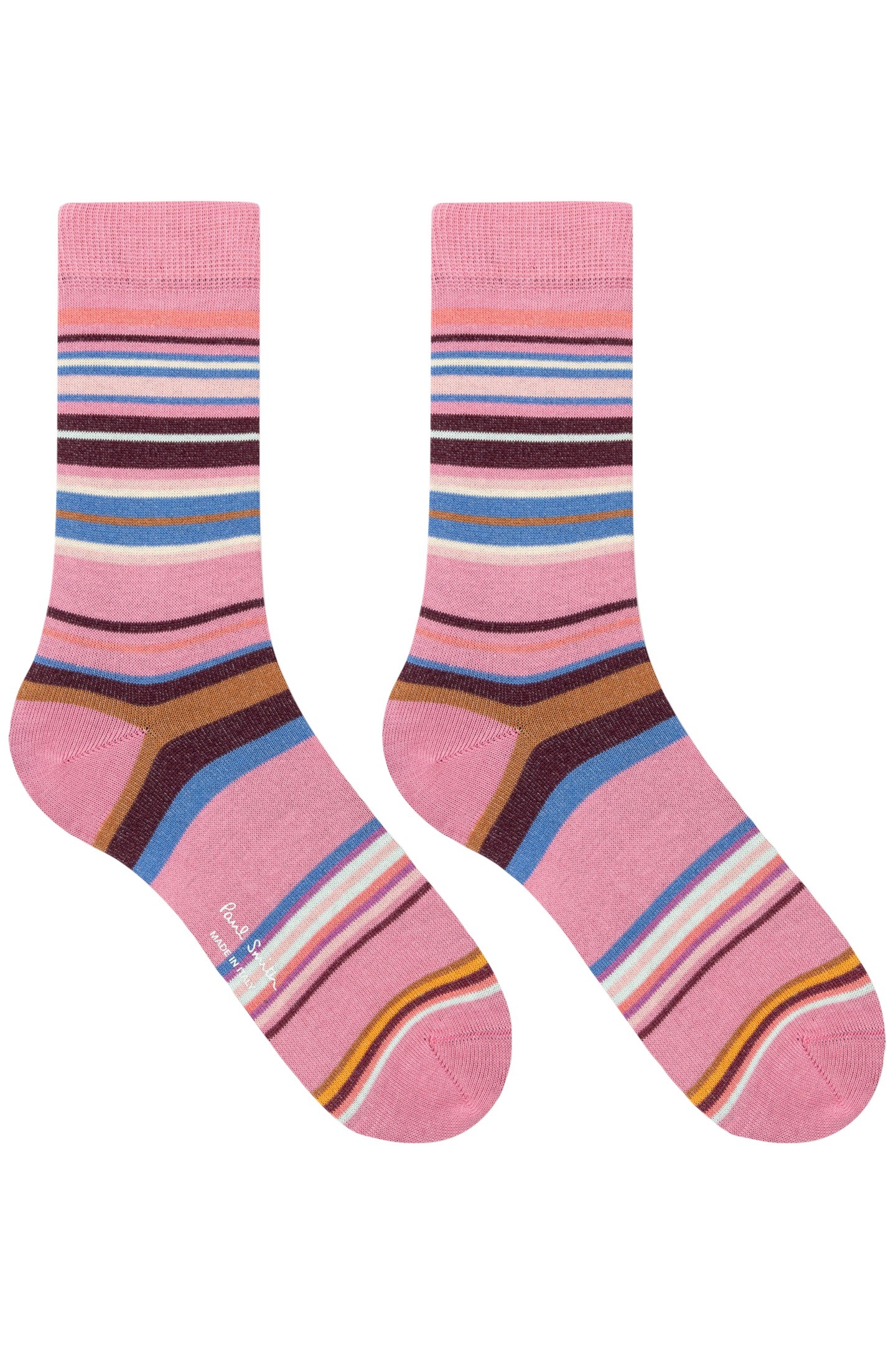 SOCK HENRIETTA STRIPE PINK 1