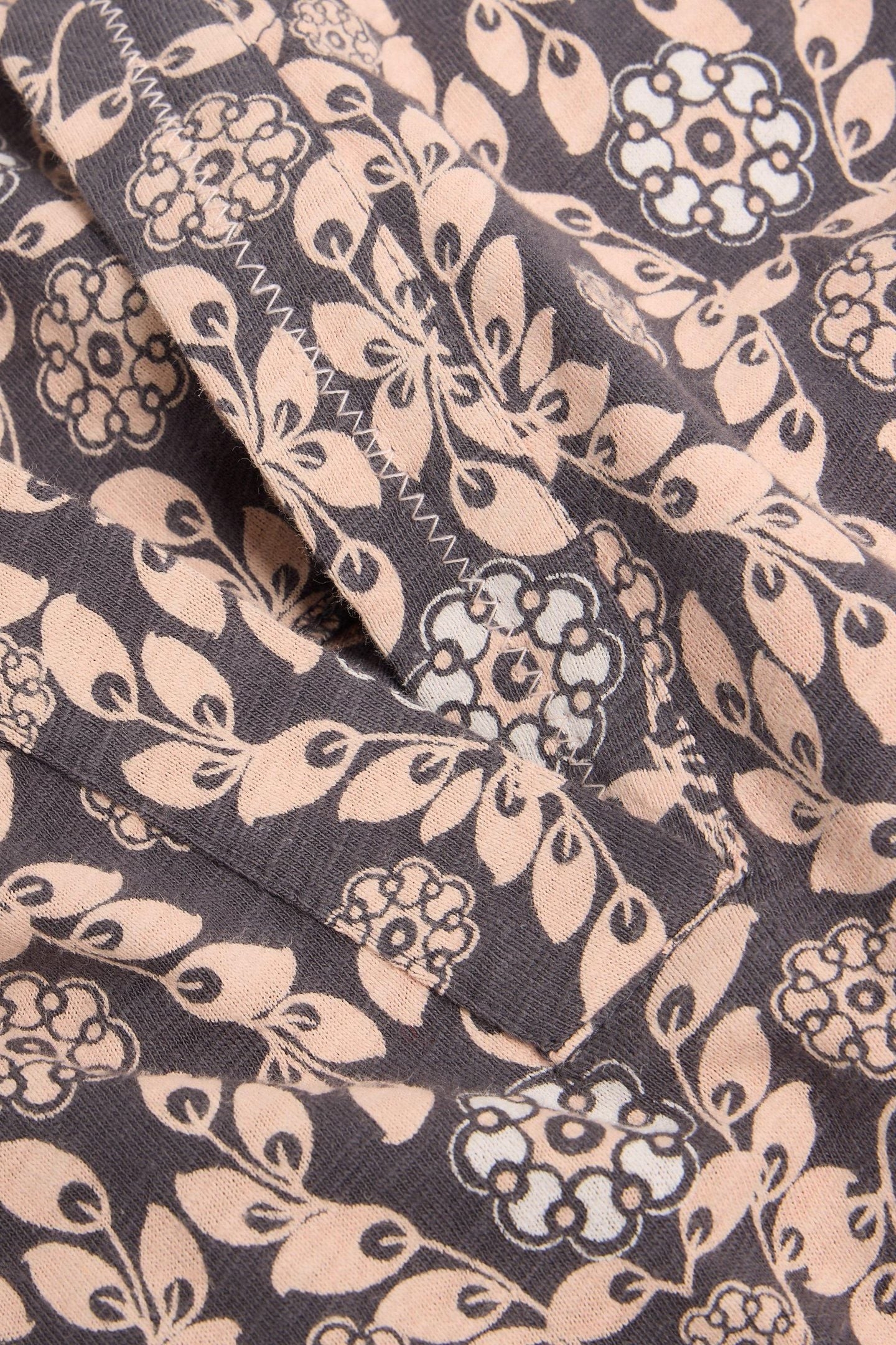 RUBY COTTON JERSEY DRESS GREY MULTI 2