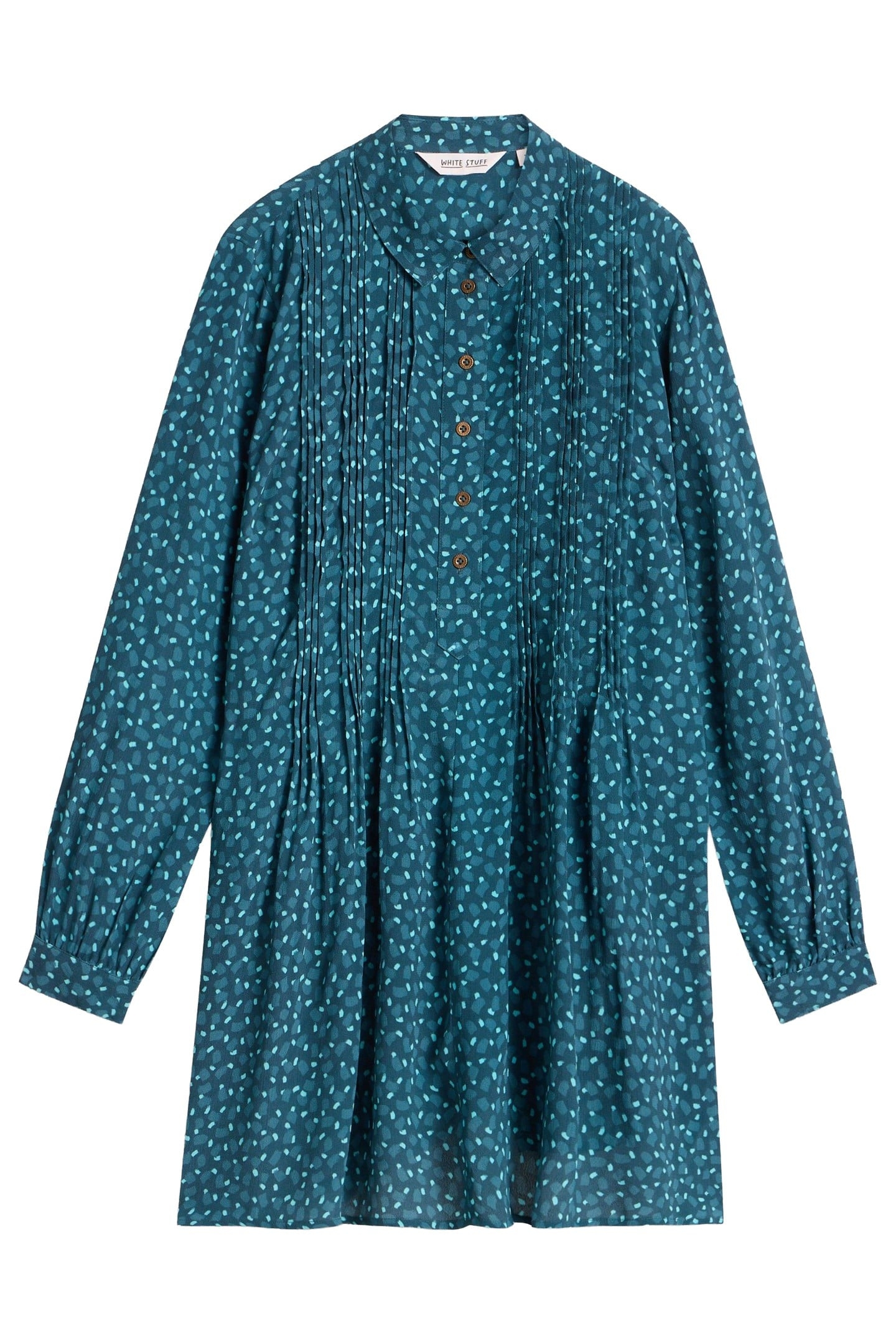 GEORGIE SHIRT TUNIC BLUE MULTI 1