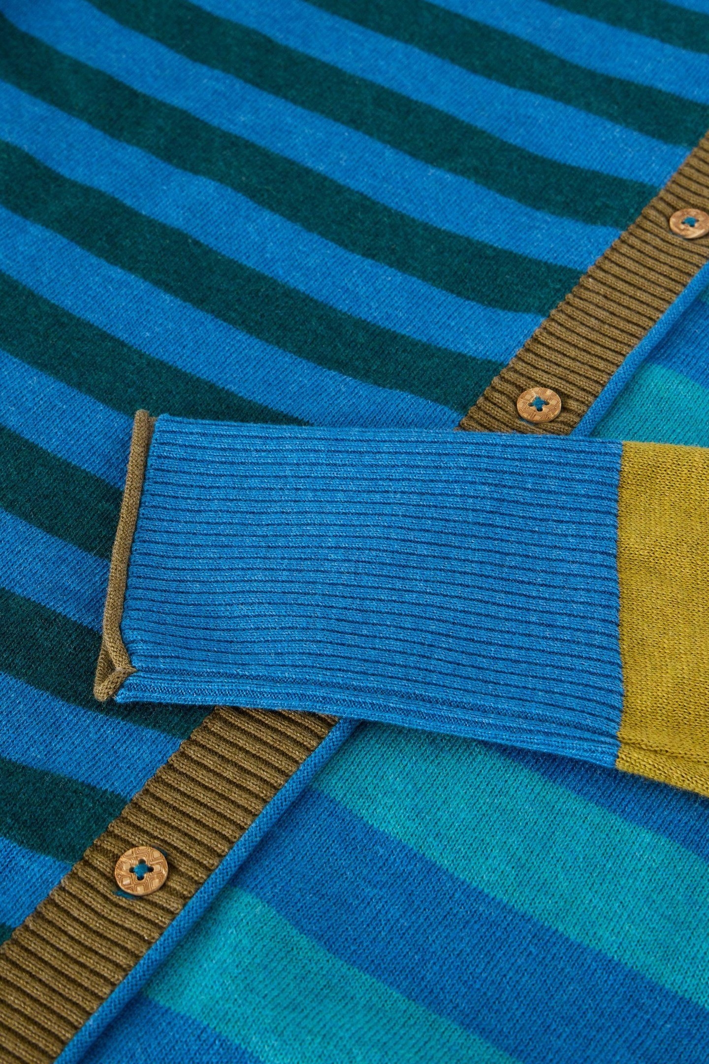 LULU STRIPE CARDI BLUE MULTI 4