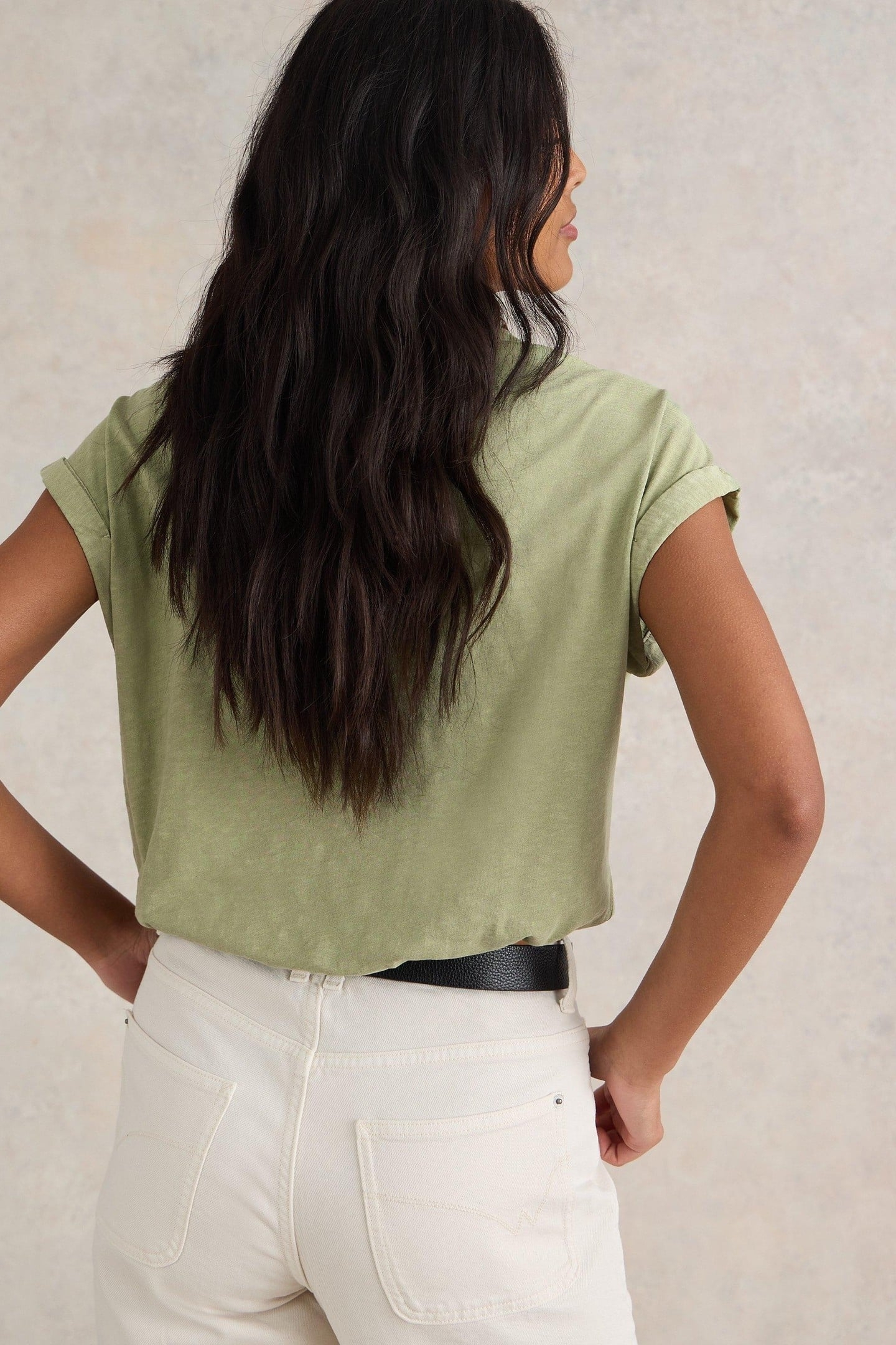 BETH SHIRT DUSTY GREEN 2