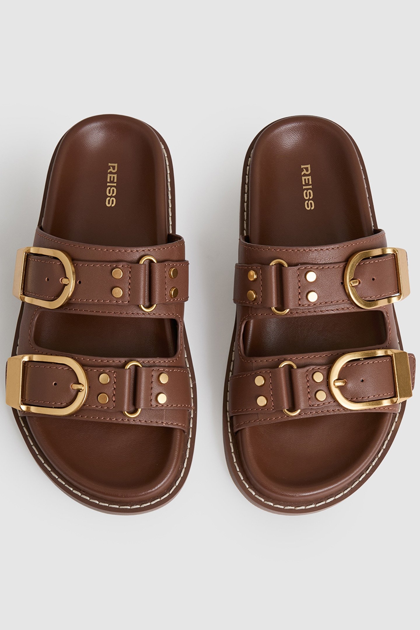 BUCKLE SANDAL TAN 4