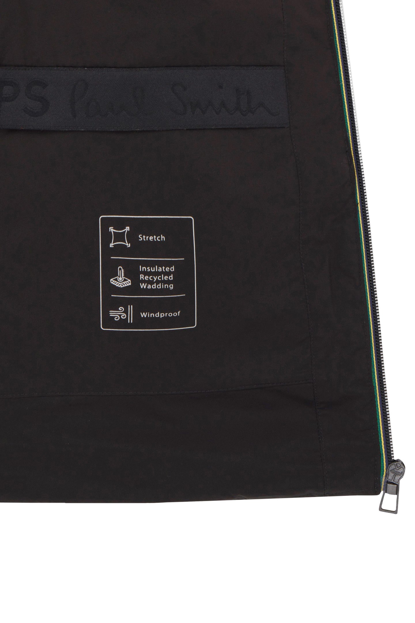 MIXED MEDIA GILET BLACK 4