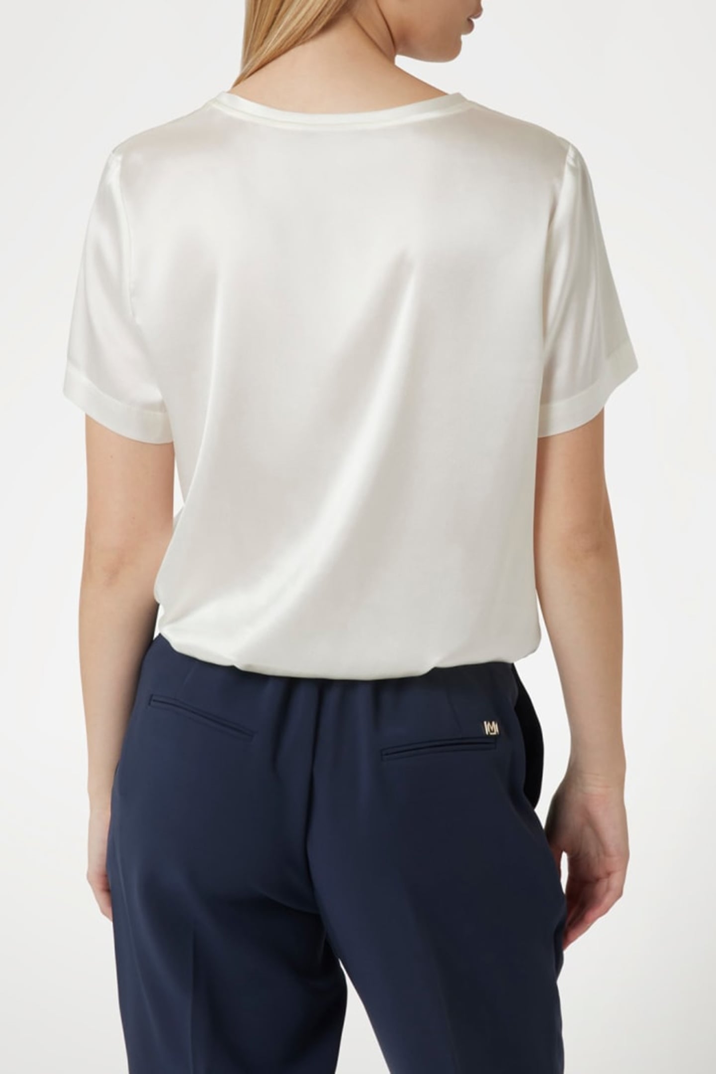 MARCIANO BY GUESS DENISE SS TOP EGGSHELL ECRU 3