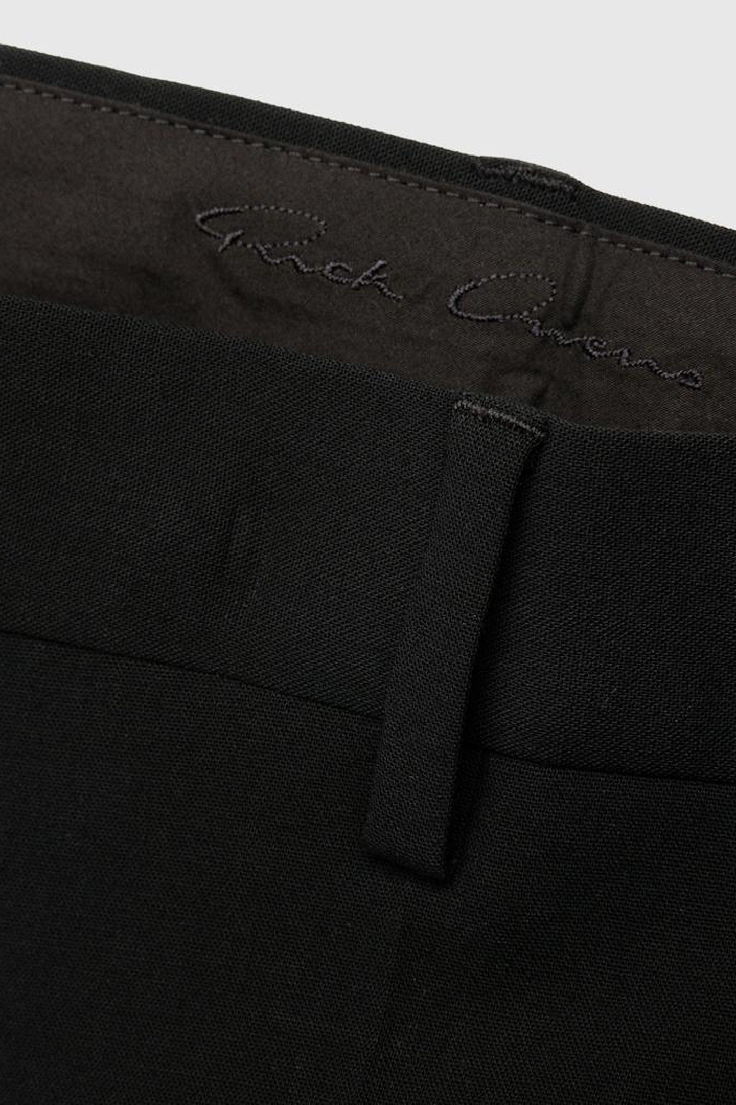 RICK OWENS – WOVEN PANTS WIDE ASTAIRES BLACK 3