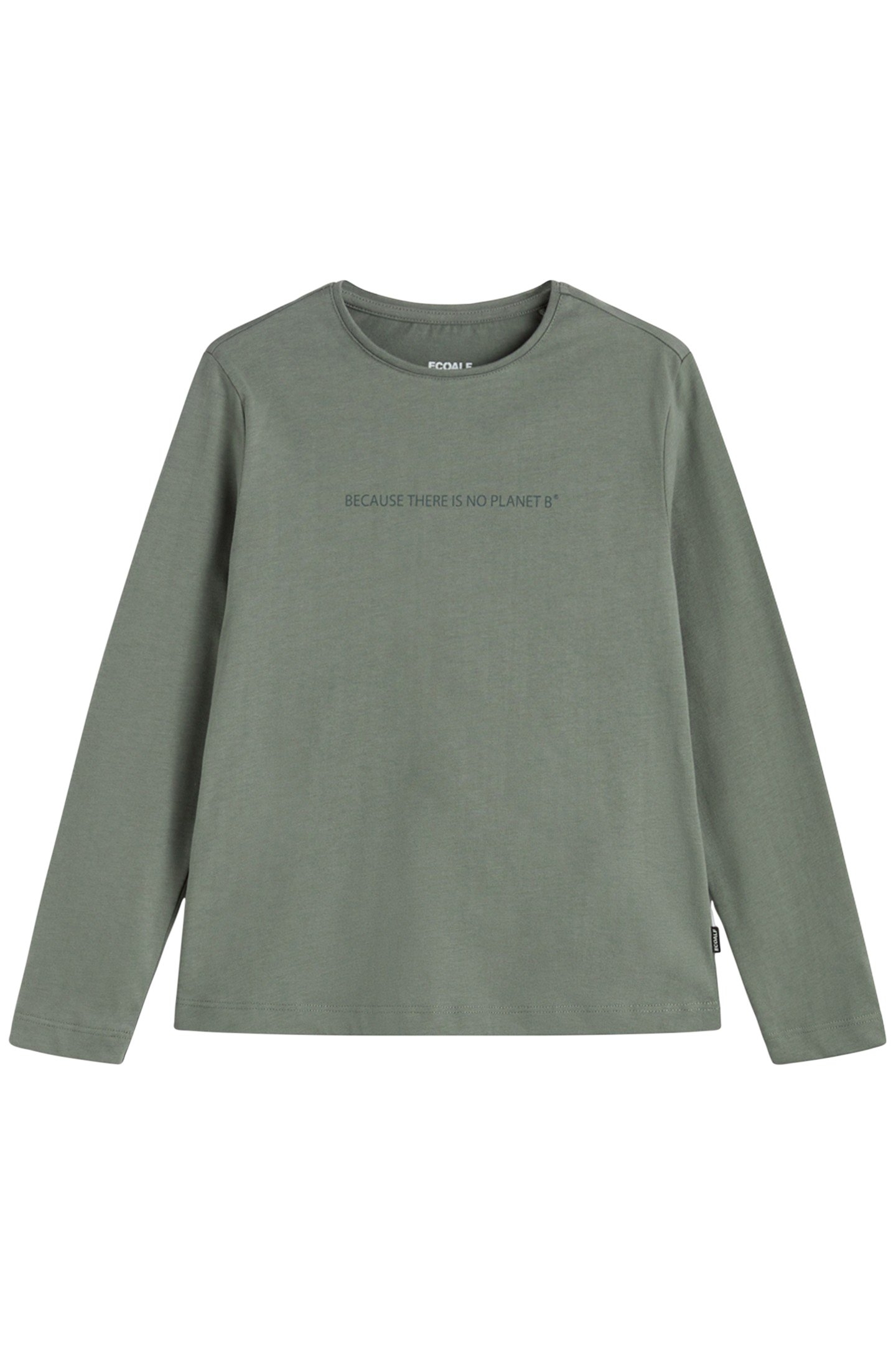 GIRLS EVALALF LONG SLEEVE T-SHIRT DUSTY GREEN 1