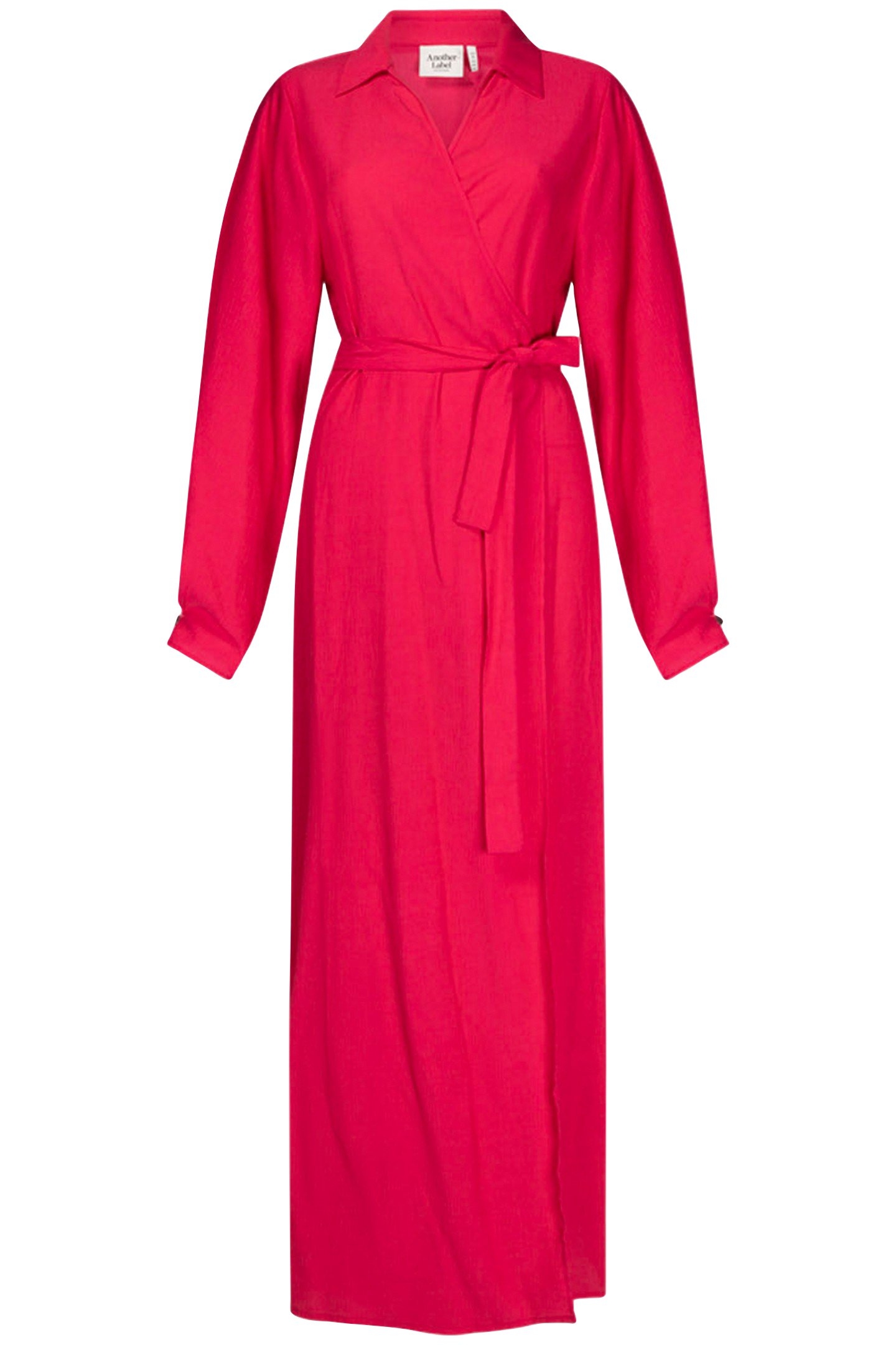 GEORGIA DRESS LONG SLEEVE RASPBERRY 1