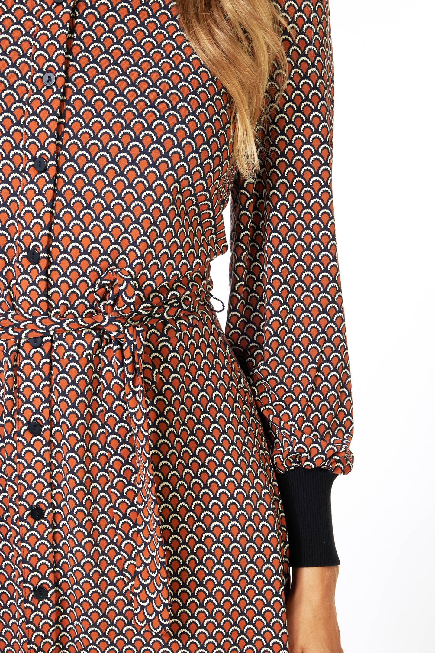 DRESS SCALLOPED SJ PRINT 8