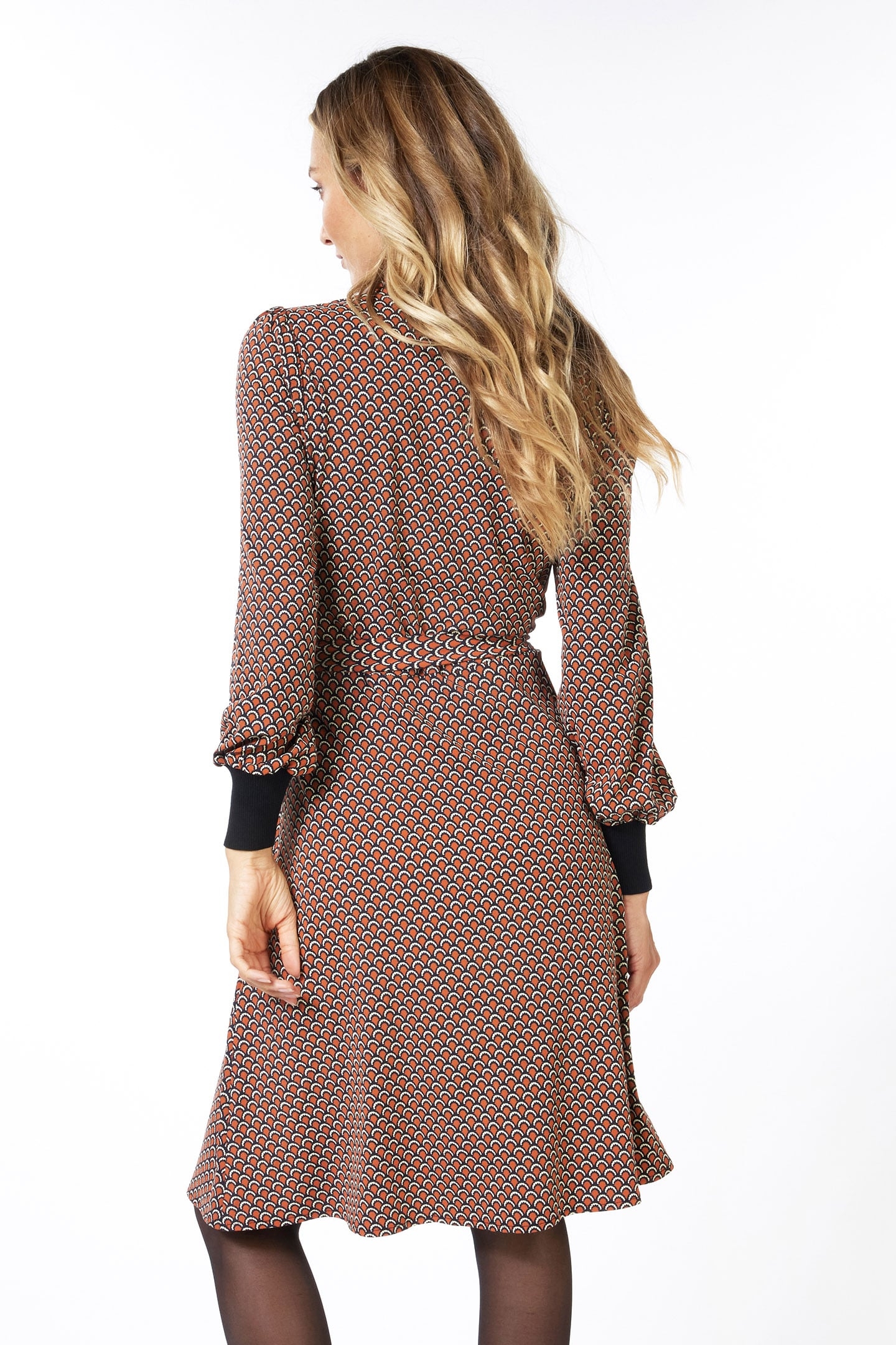 DRESS SCALLOPED SJ PRINT 4