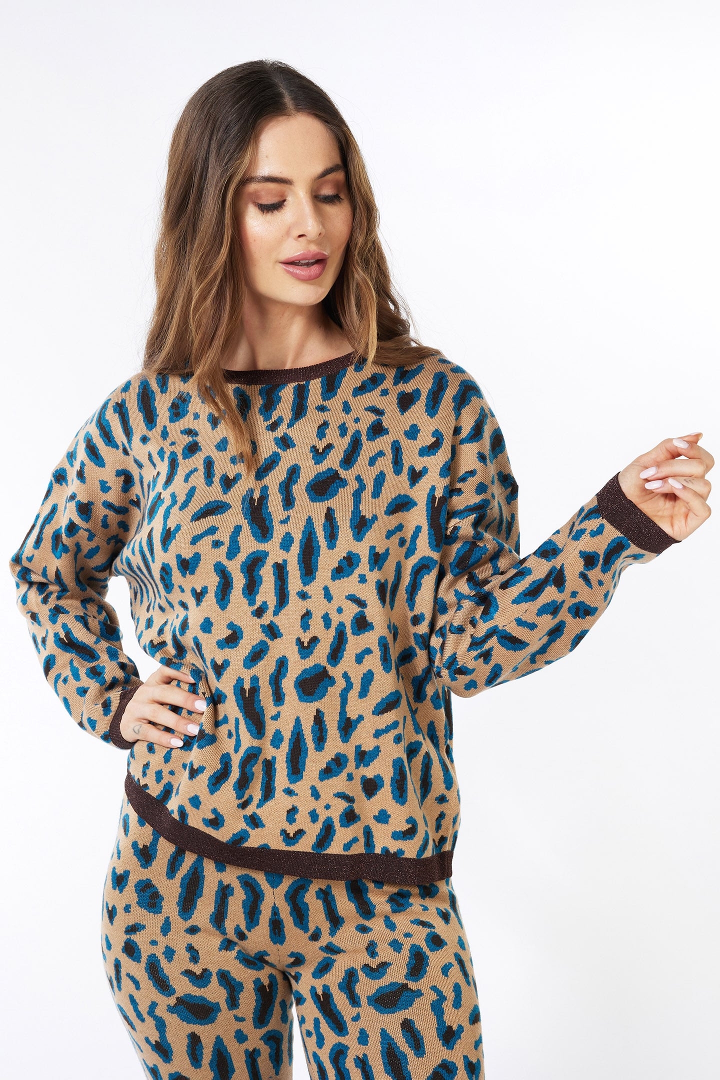 SWEATER LEOPARD JACQUARD PRINT 3