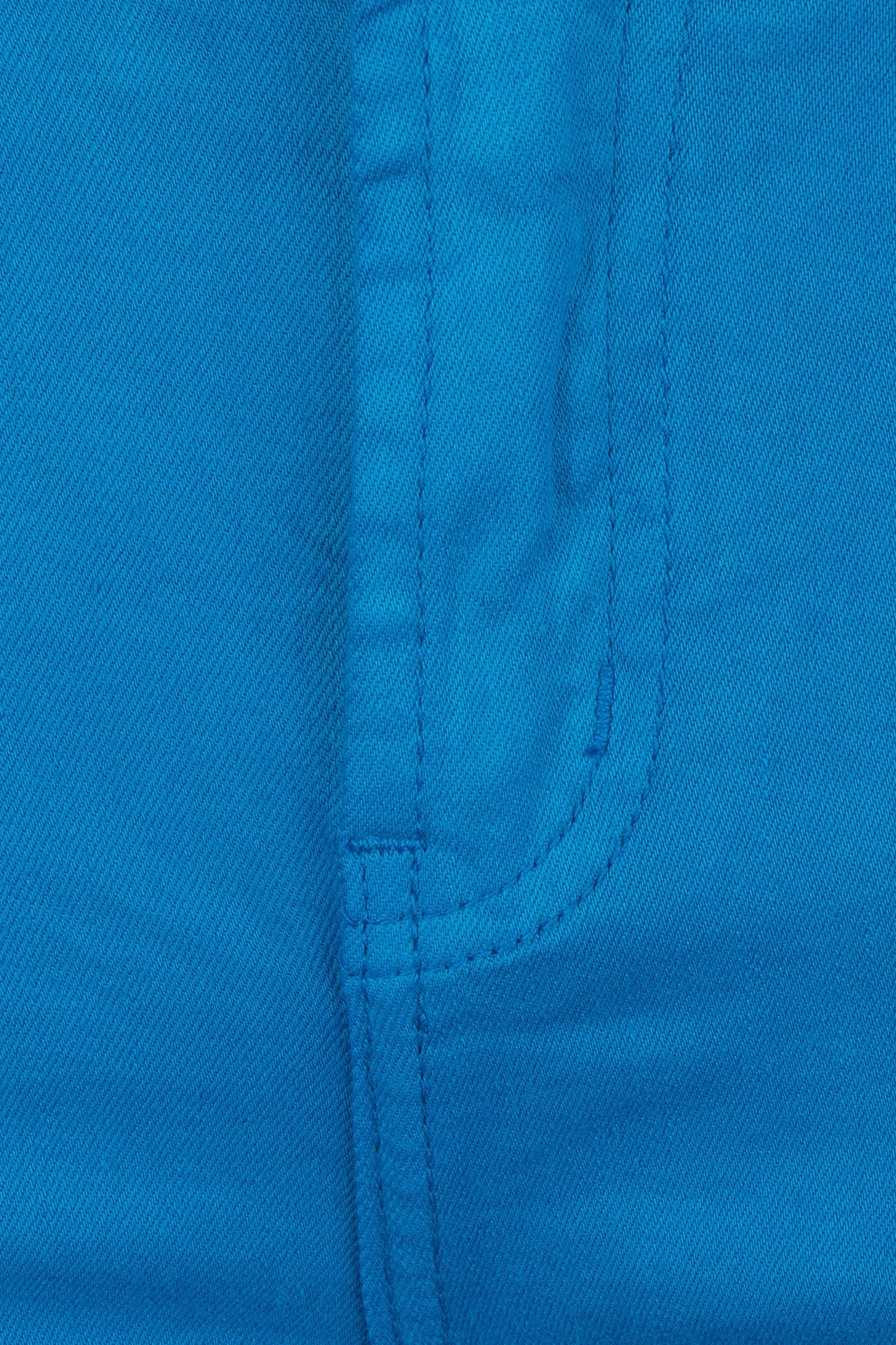 TROUSERS COLORED DENIM FLAIR PETROL 5