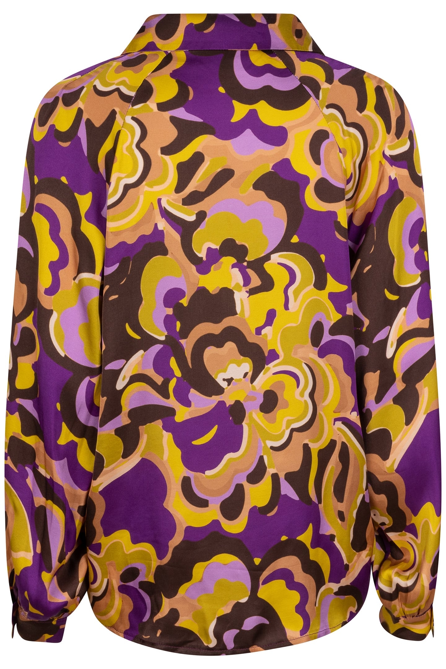 BLOUSE COLLAR FANCY EARTH PRINT 6