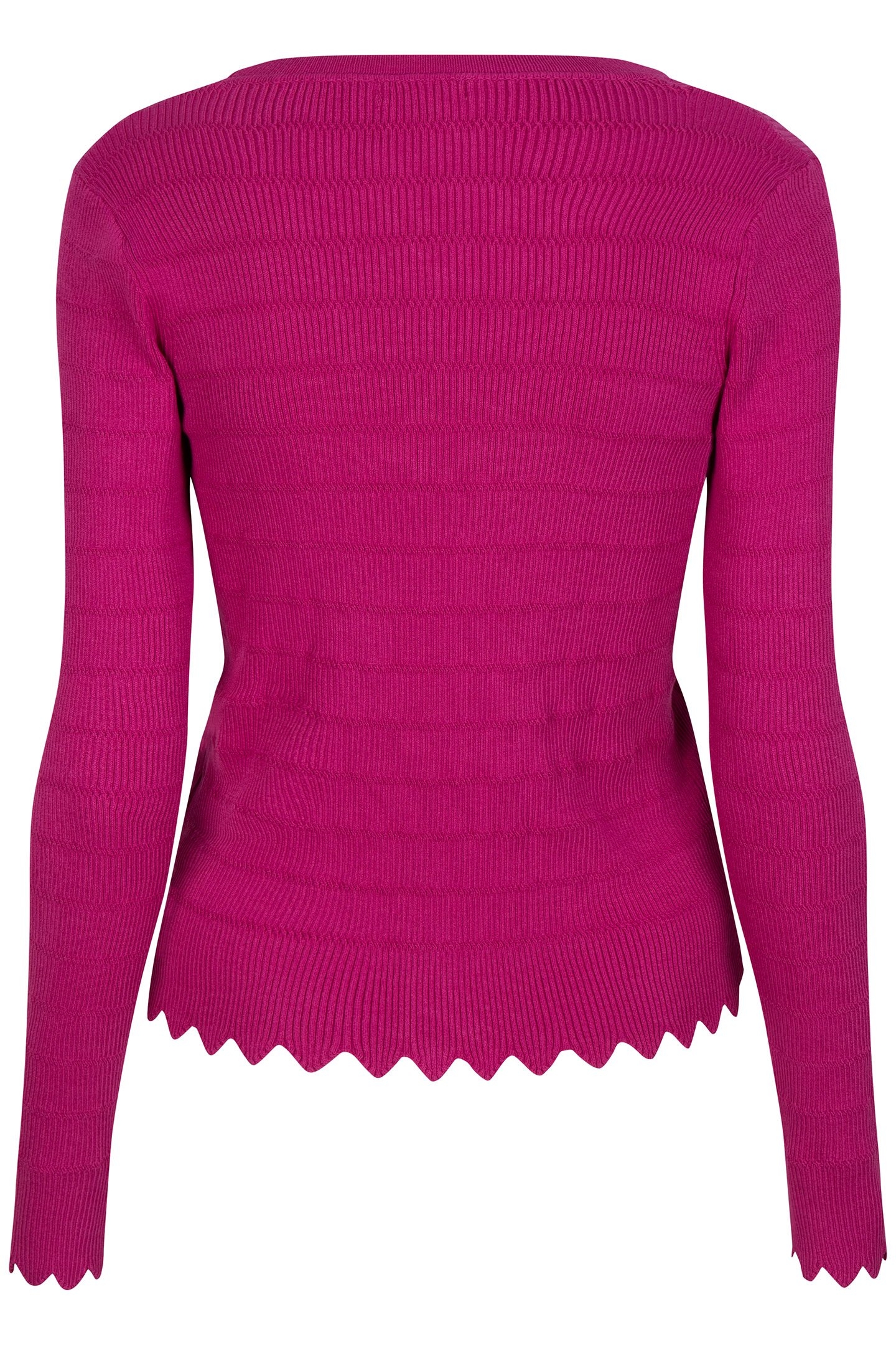 CARDIGAN SHORT FANCY KNIT FUCHSIA 6