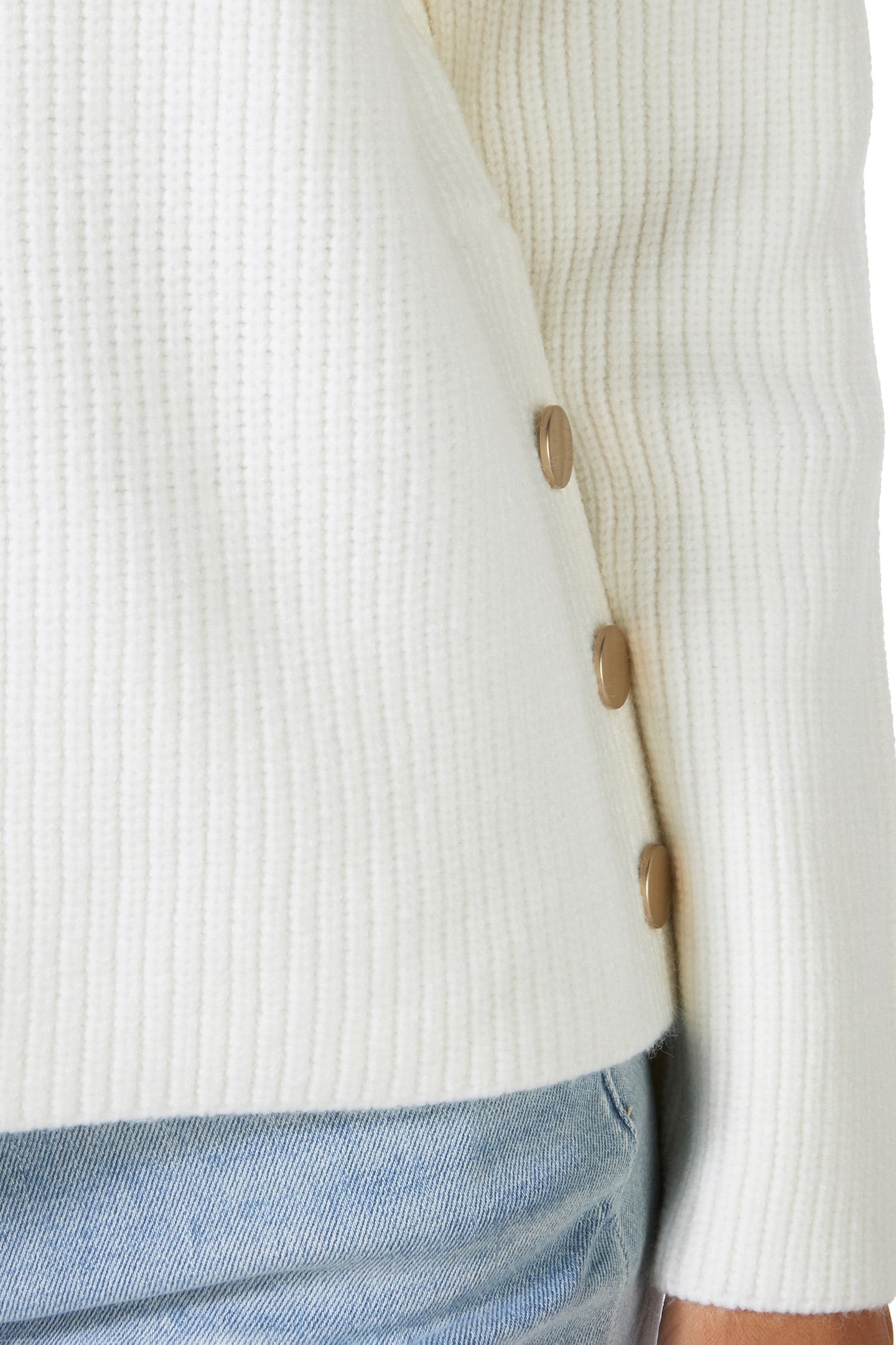 SWEATER RAGLAN SNAP BUTTON OFF WHITE 7