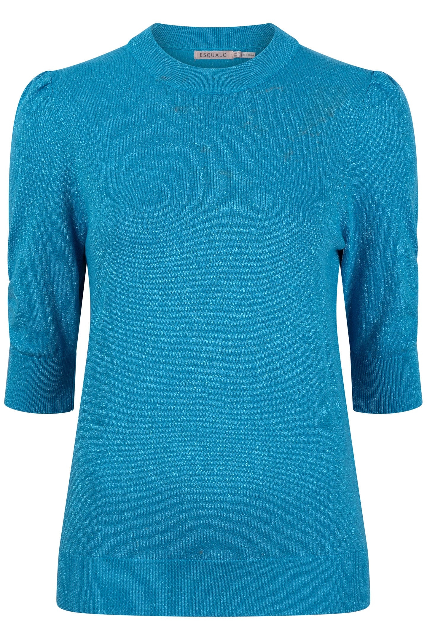 SWEATER S/SLVE LUREX PETROL 5