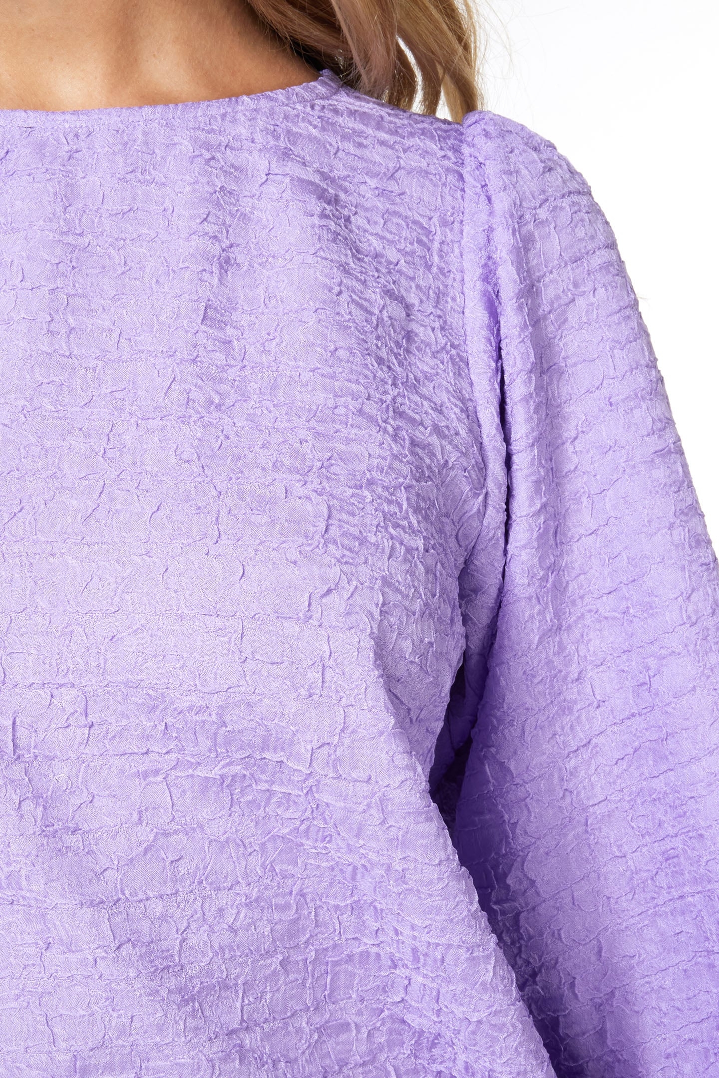 BLOUSE R-NECK LILAC 8