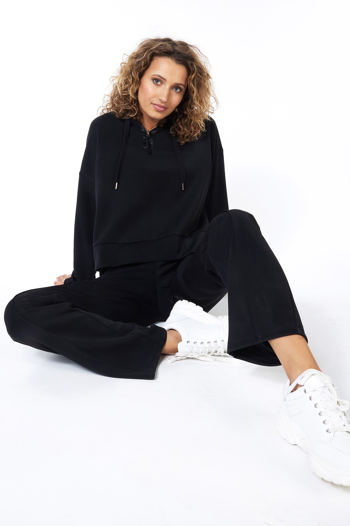 TROUSERS FLAIR MODAL BLACK 2