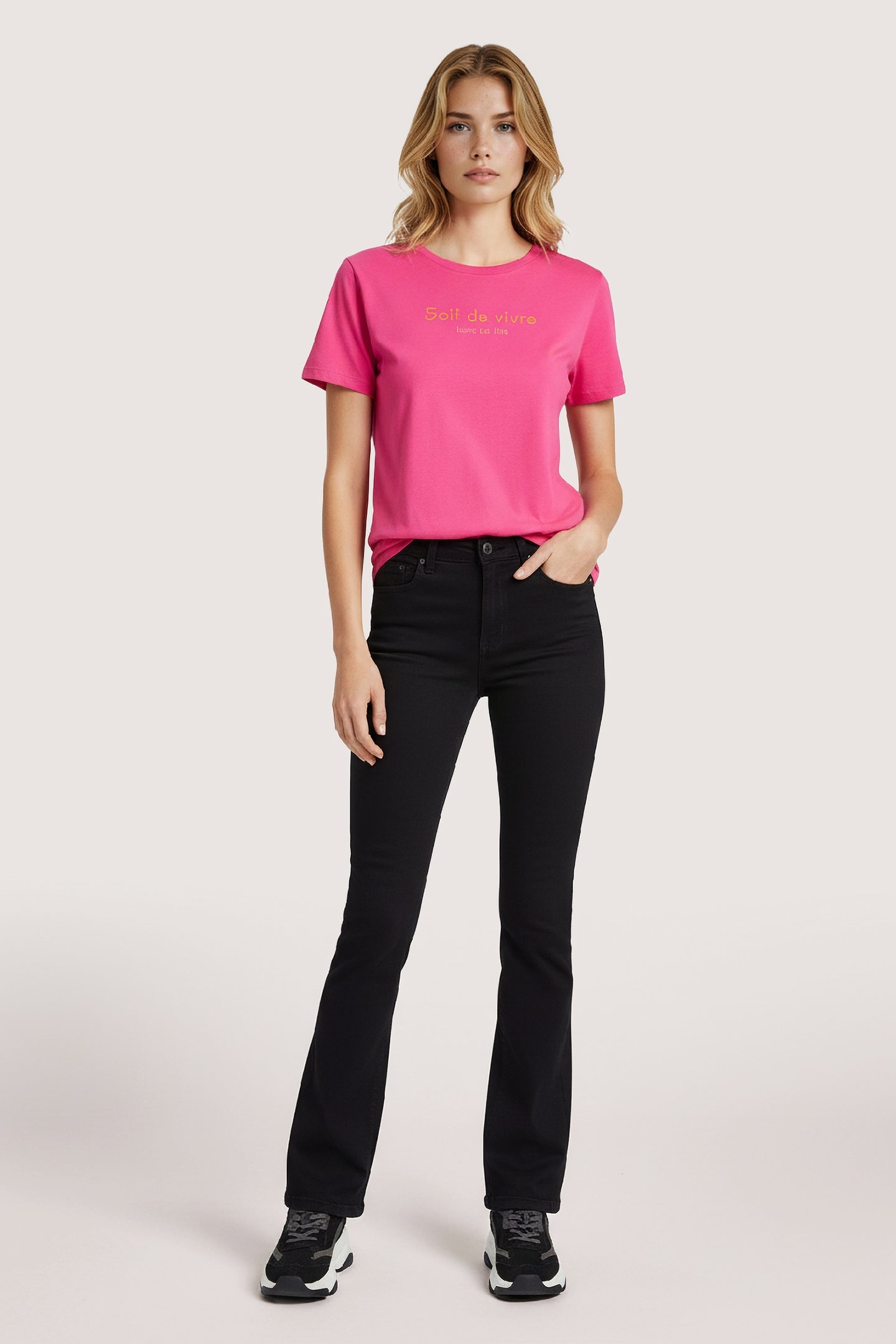 T-SHIRT SOIF DE VIVRE FUCHSIA 2