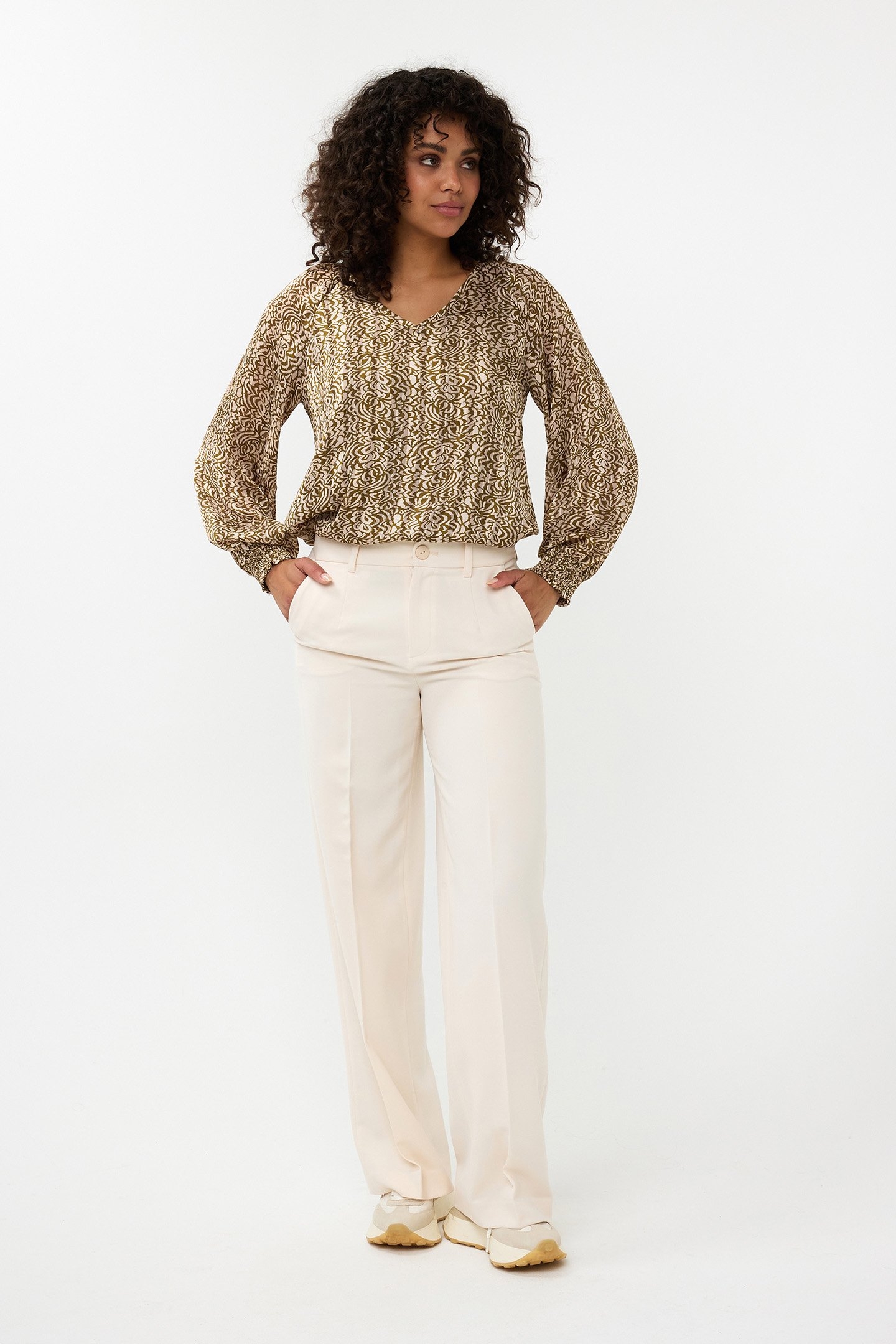 BLOUSE SMOCKING DIMENSION PRINT PRINT 2