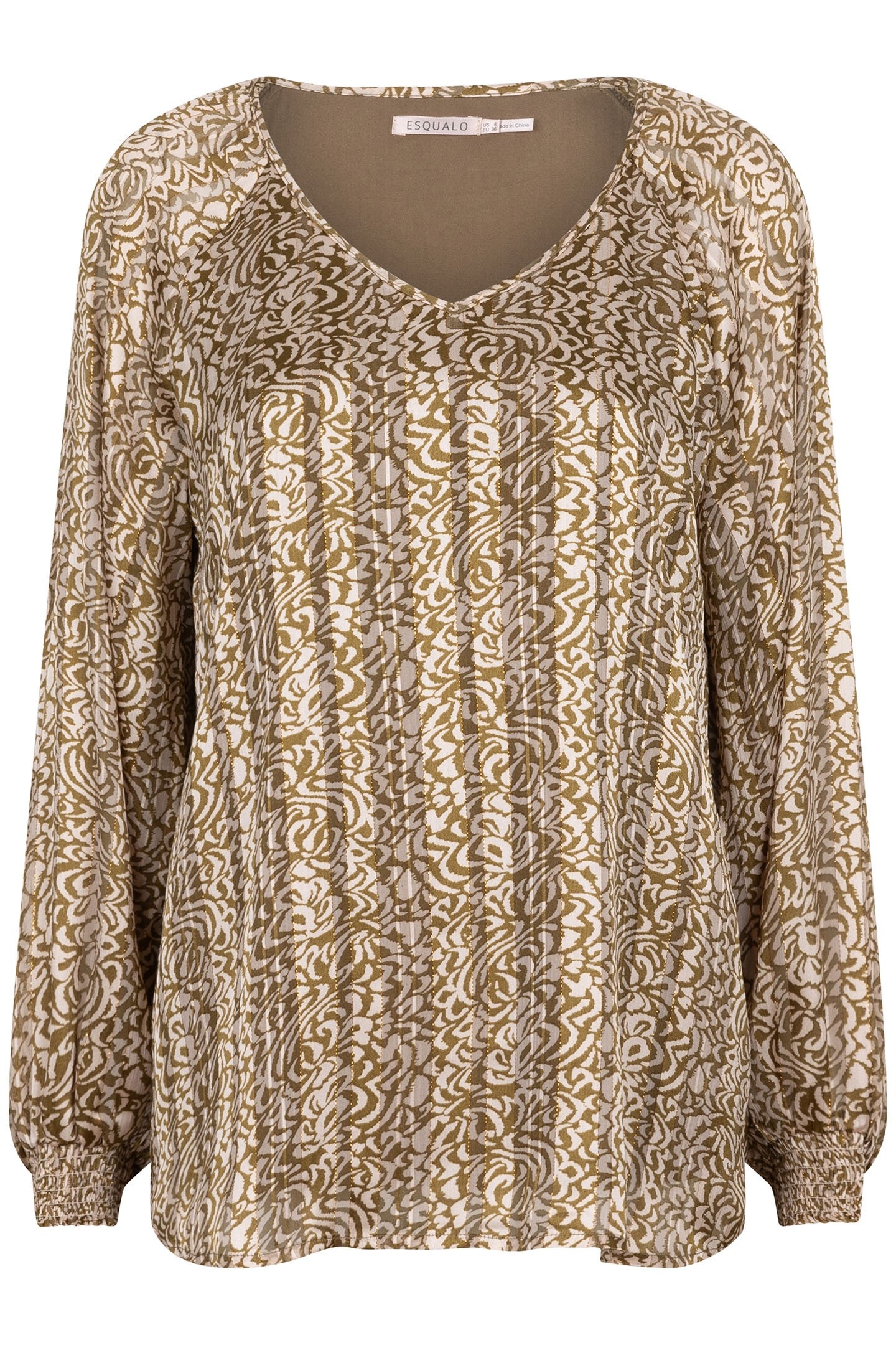 BLOUSE SMOCKING DIMENSION PRINT PRINT 4