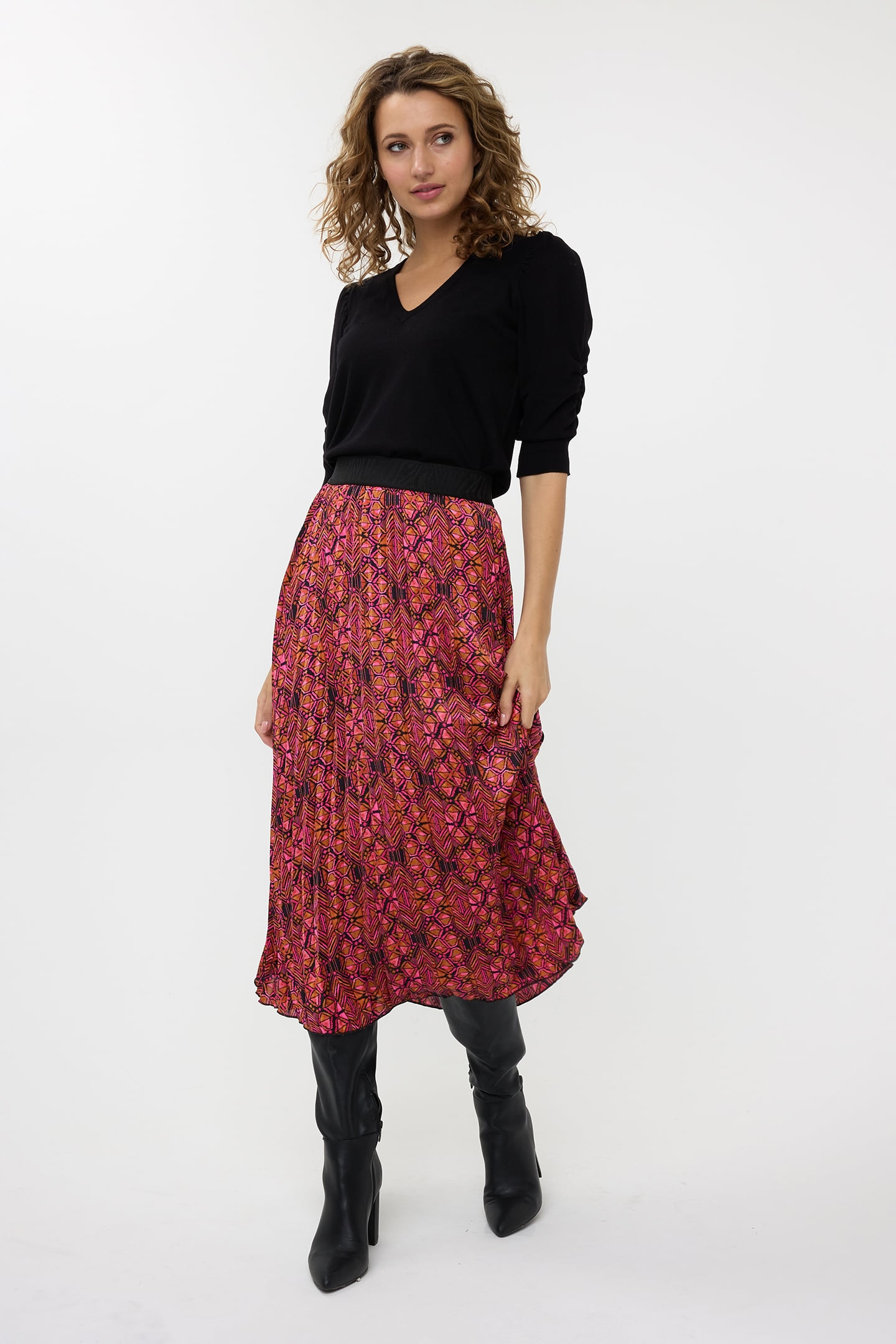 SKIRT PLISSE SENSATION PRINT 2