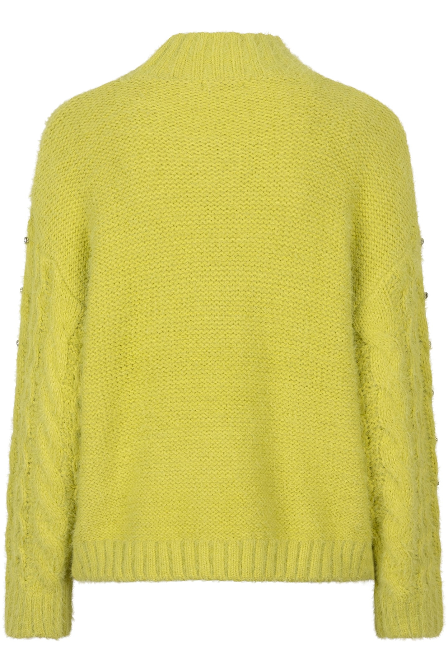 SWEATER CABLE STONES MATCHA GREEN 7