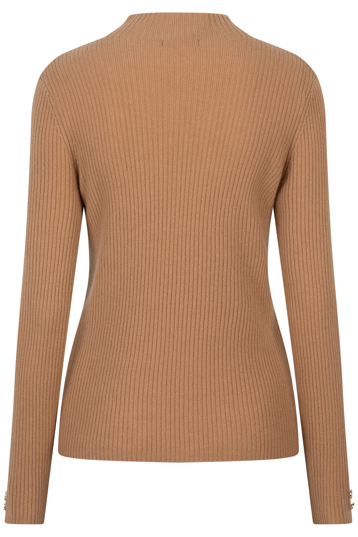 SWEATER COL A-SYM BUTTONS BRANDY 5