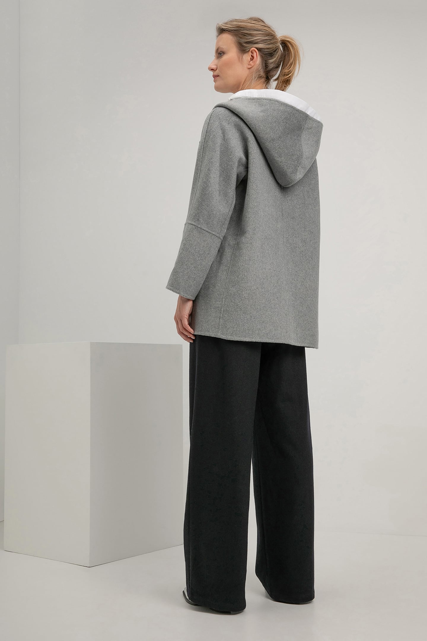HELENA COAT STEEL GREY MELANGE 3
