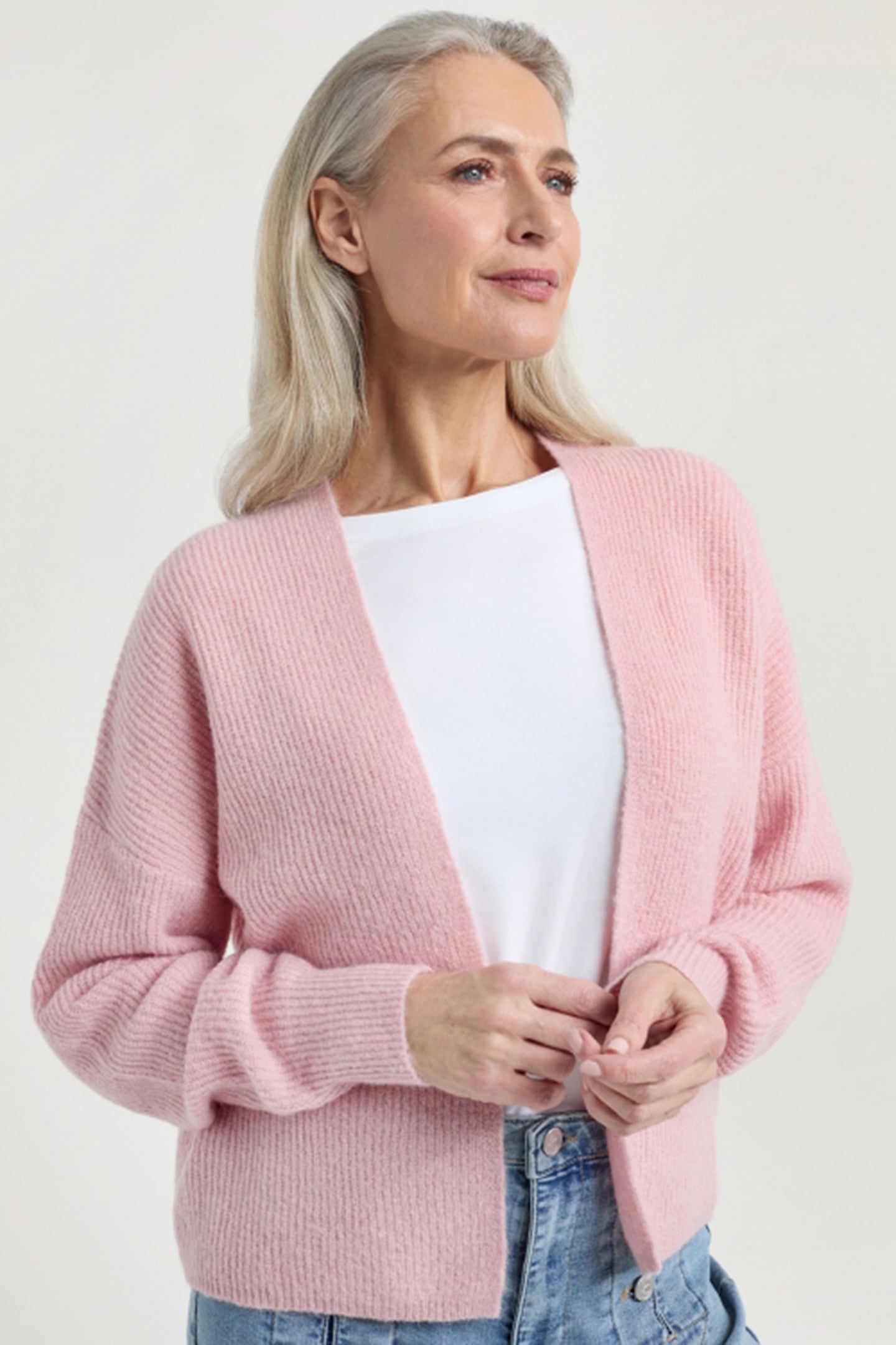 DIETRICH CARDIGAN MAUVE 2