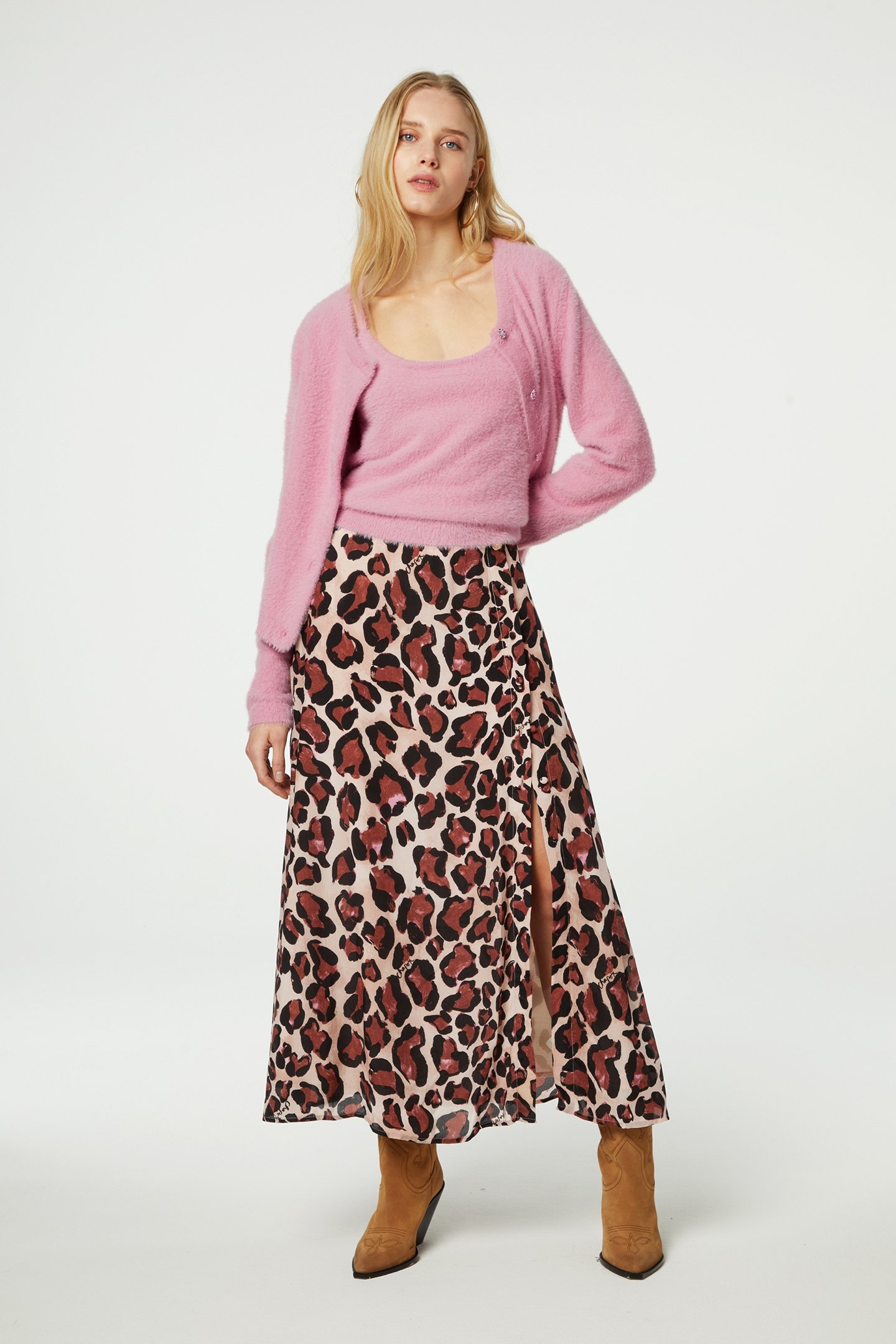 LILA SKIRT NOUGAT/BLACK 1