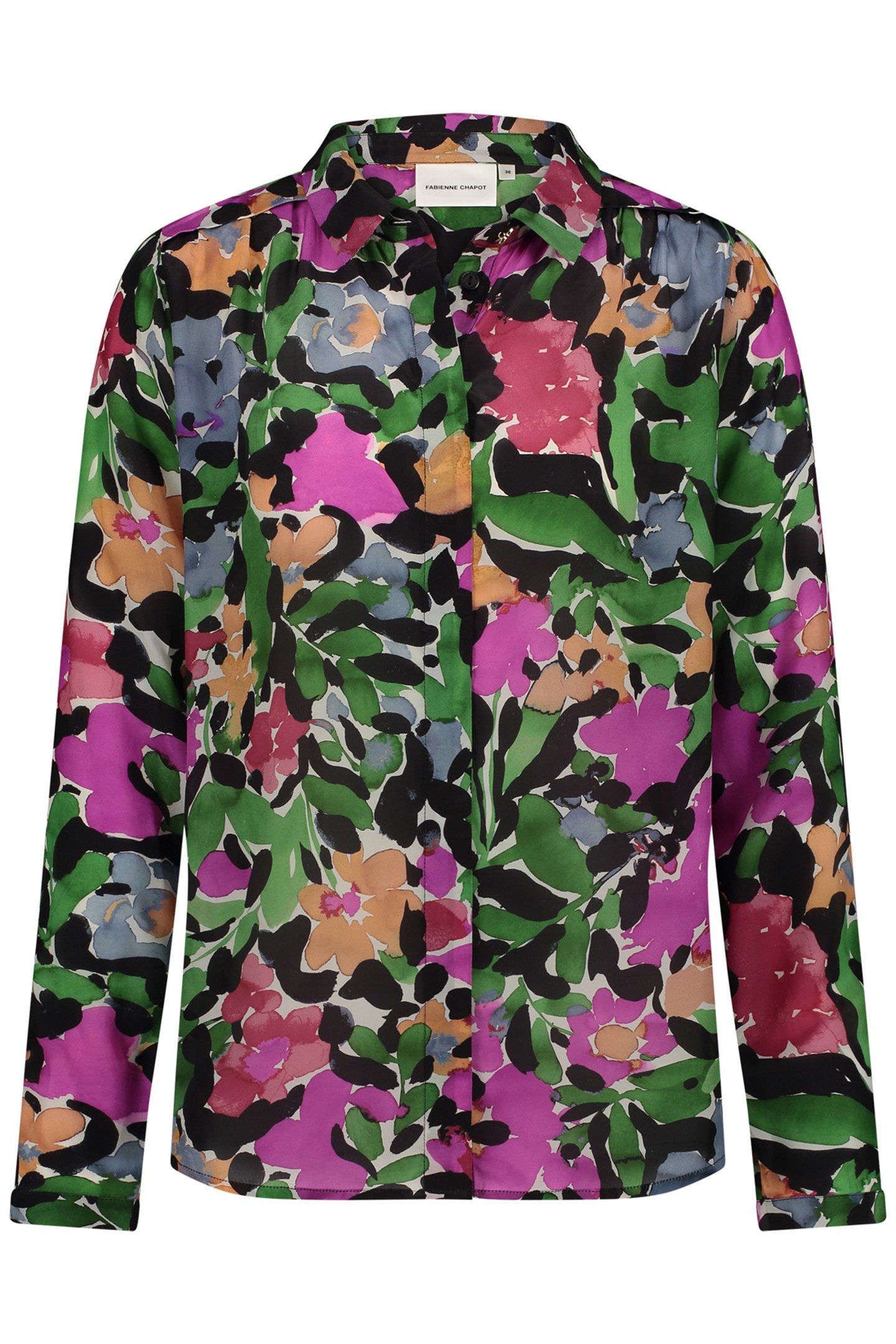 SUNRISE BLOUSE BLACK/VINTAGE ROSE 4