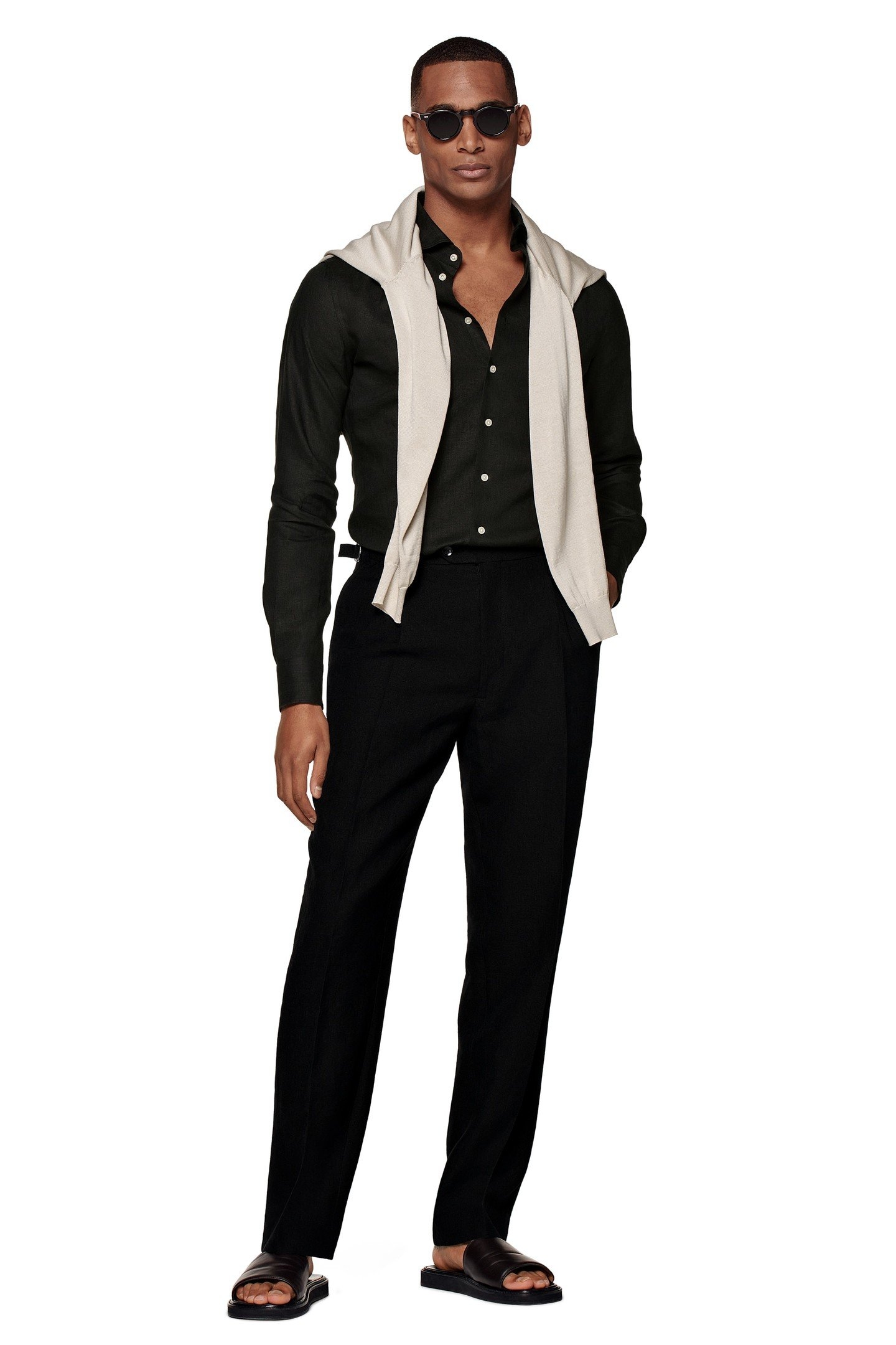 PURE LINEN BLACK BLACK 2