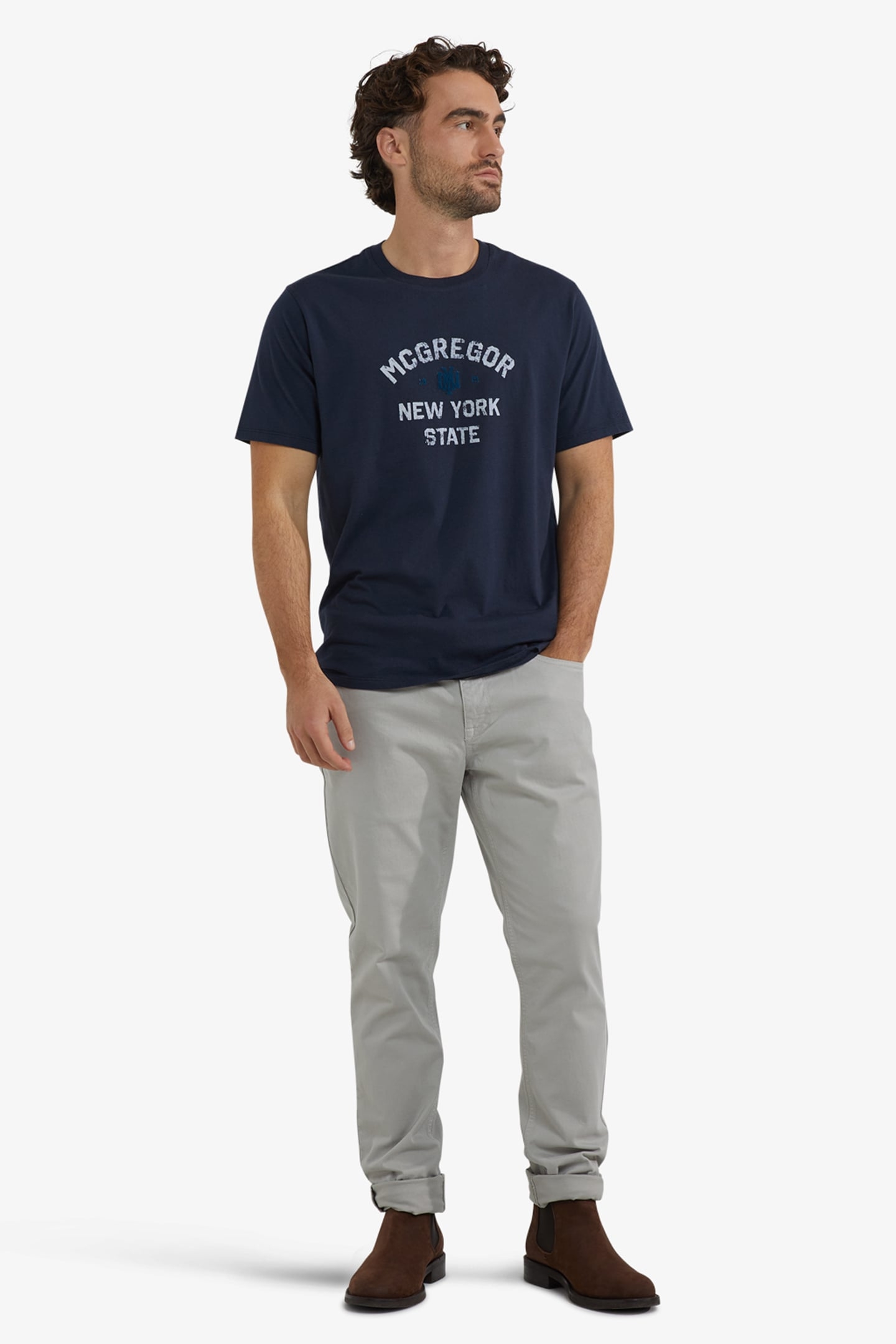 T-SHIRT NY STATE NAVY 2