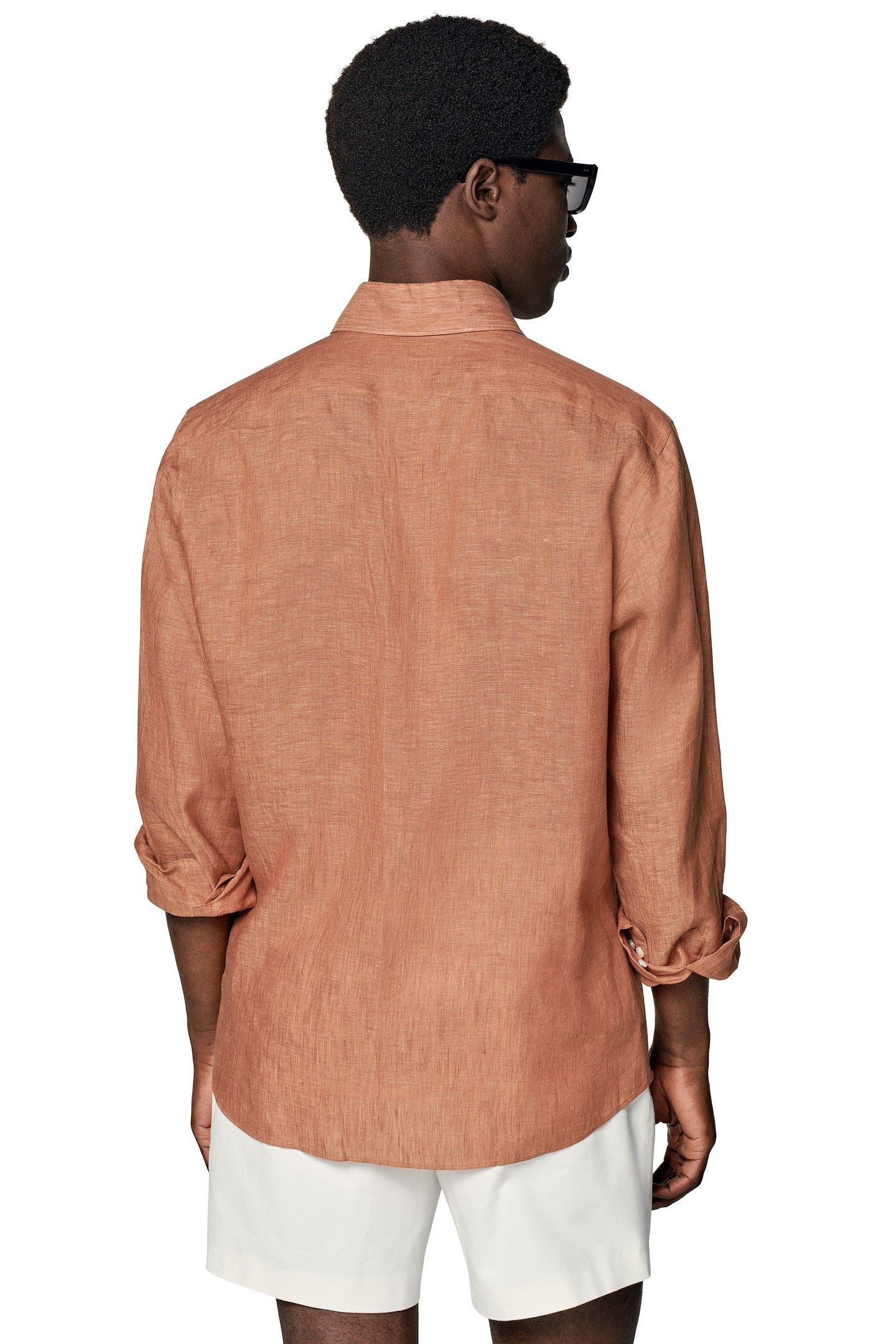 PURE LINEN RUST ORANGE 3