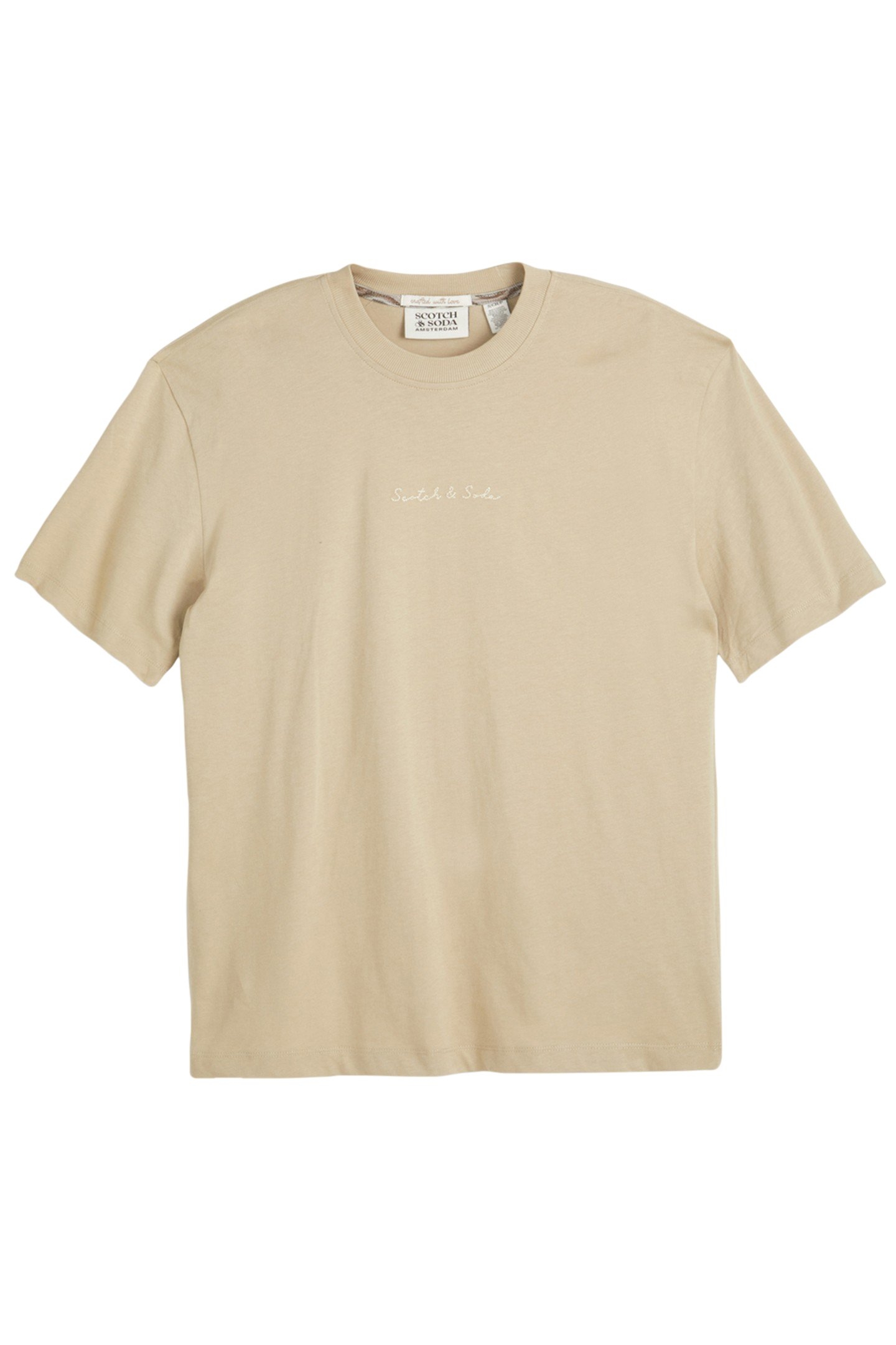 SS GRAPHIC OVERSIZED TEE TAUPE 1