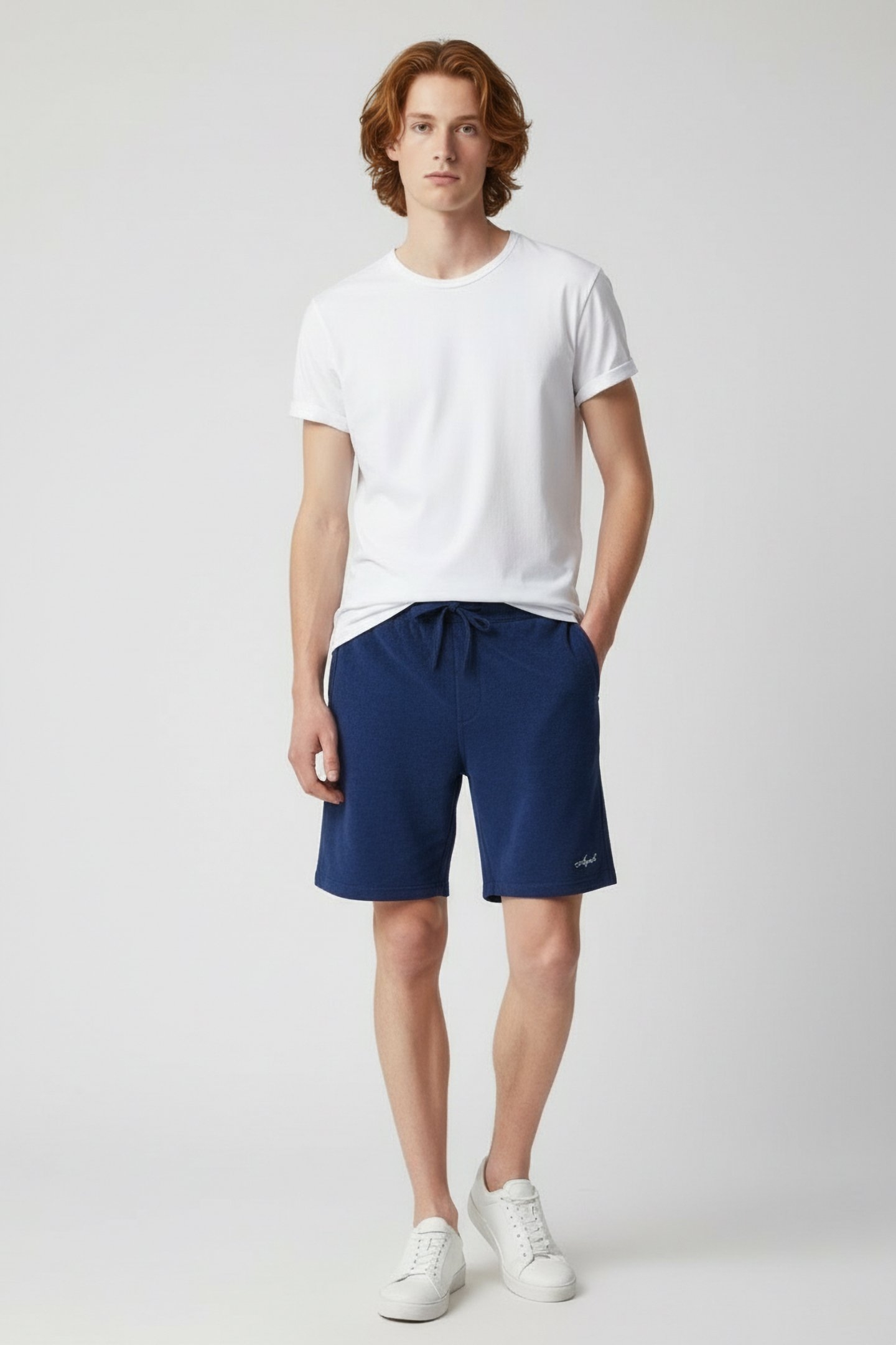 SALINAS TERRY SHORT BLUE 1