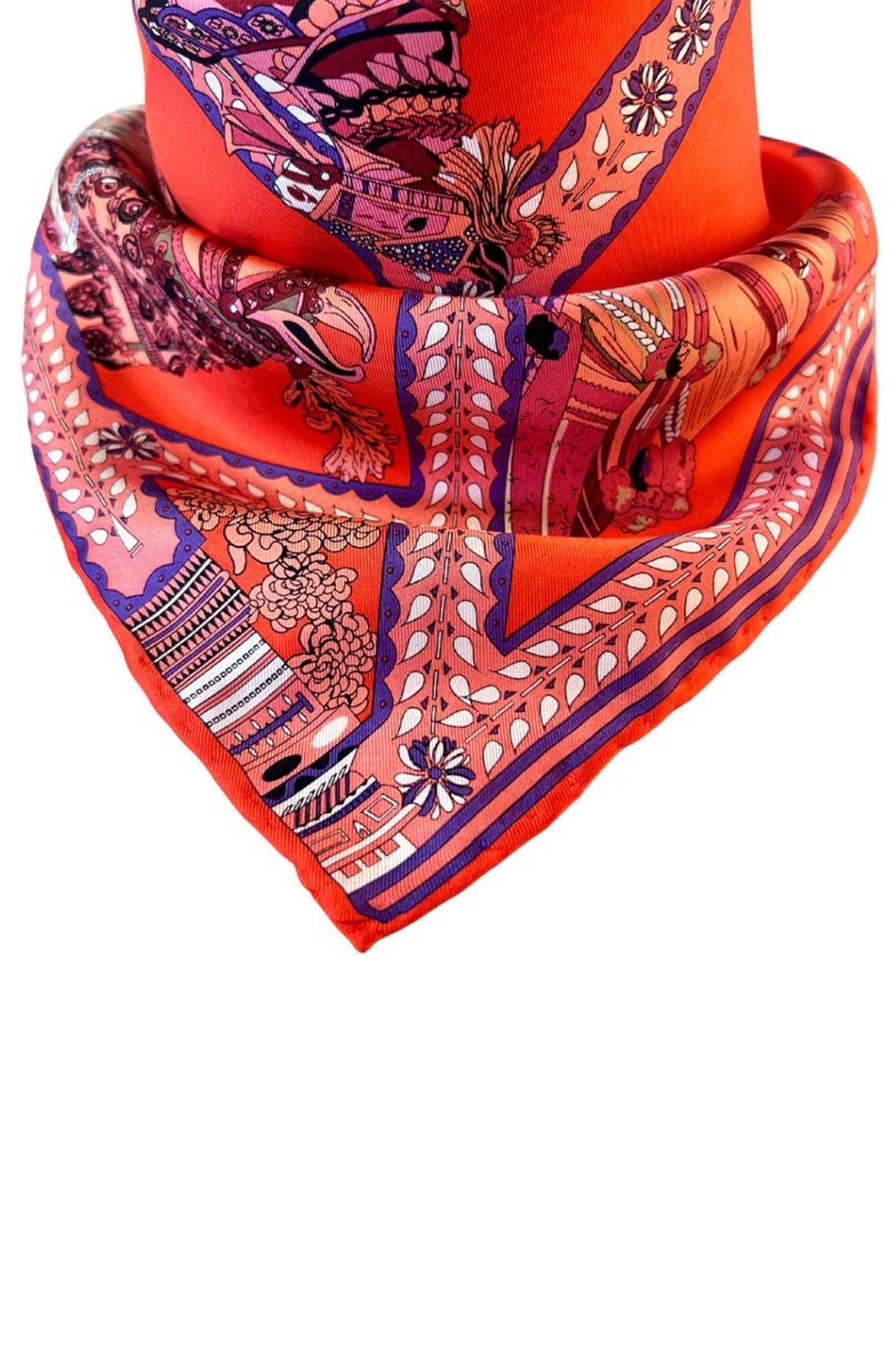 SCARF BURANO SMALL 577 ORANGE 2