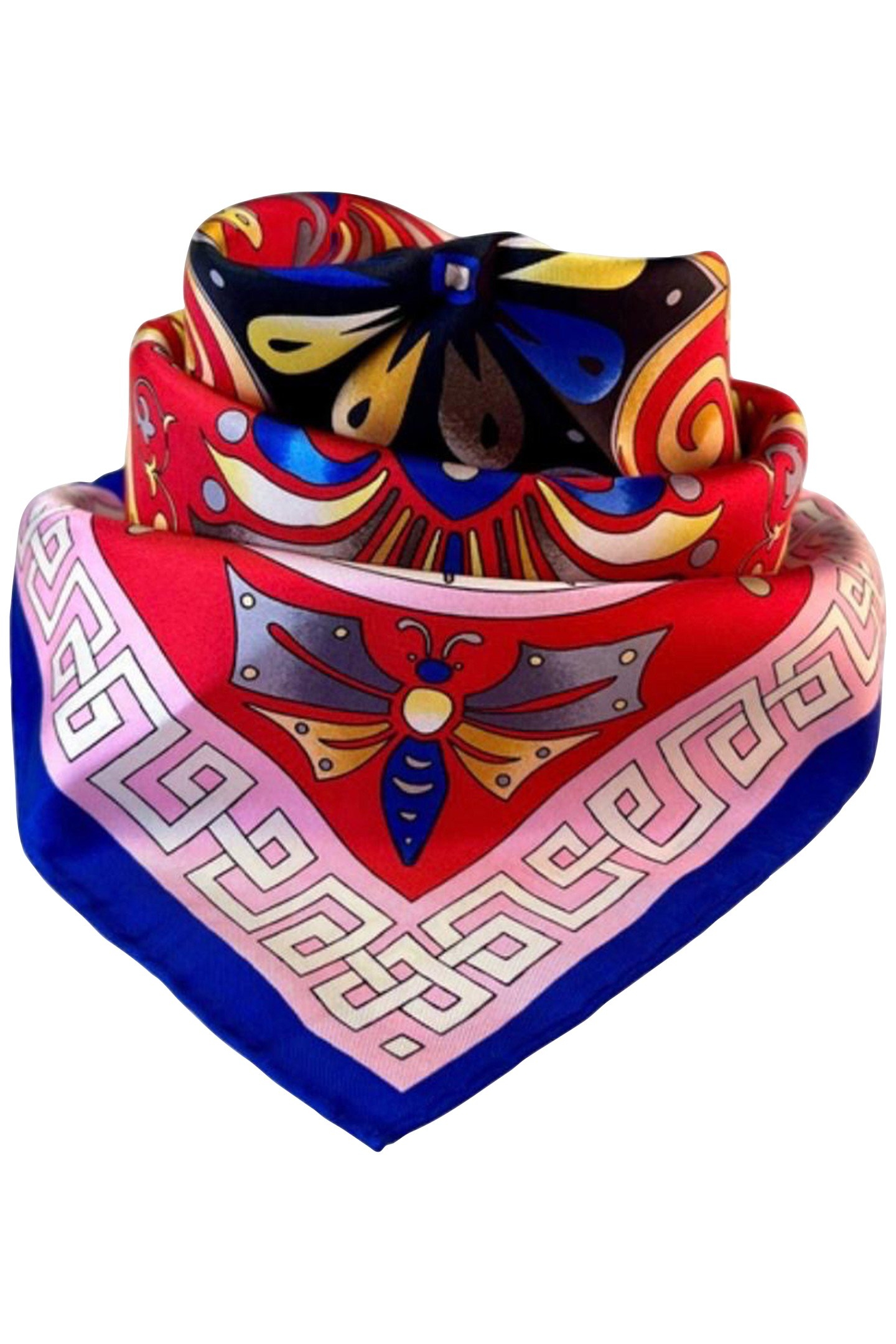 SCARF BURANO SMALL 482 RED MULTI 2