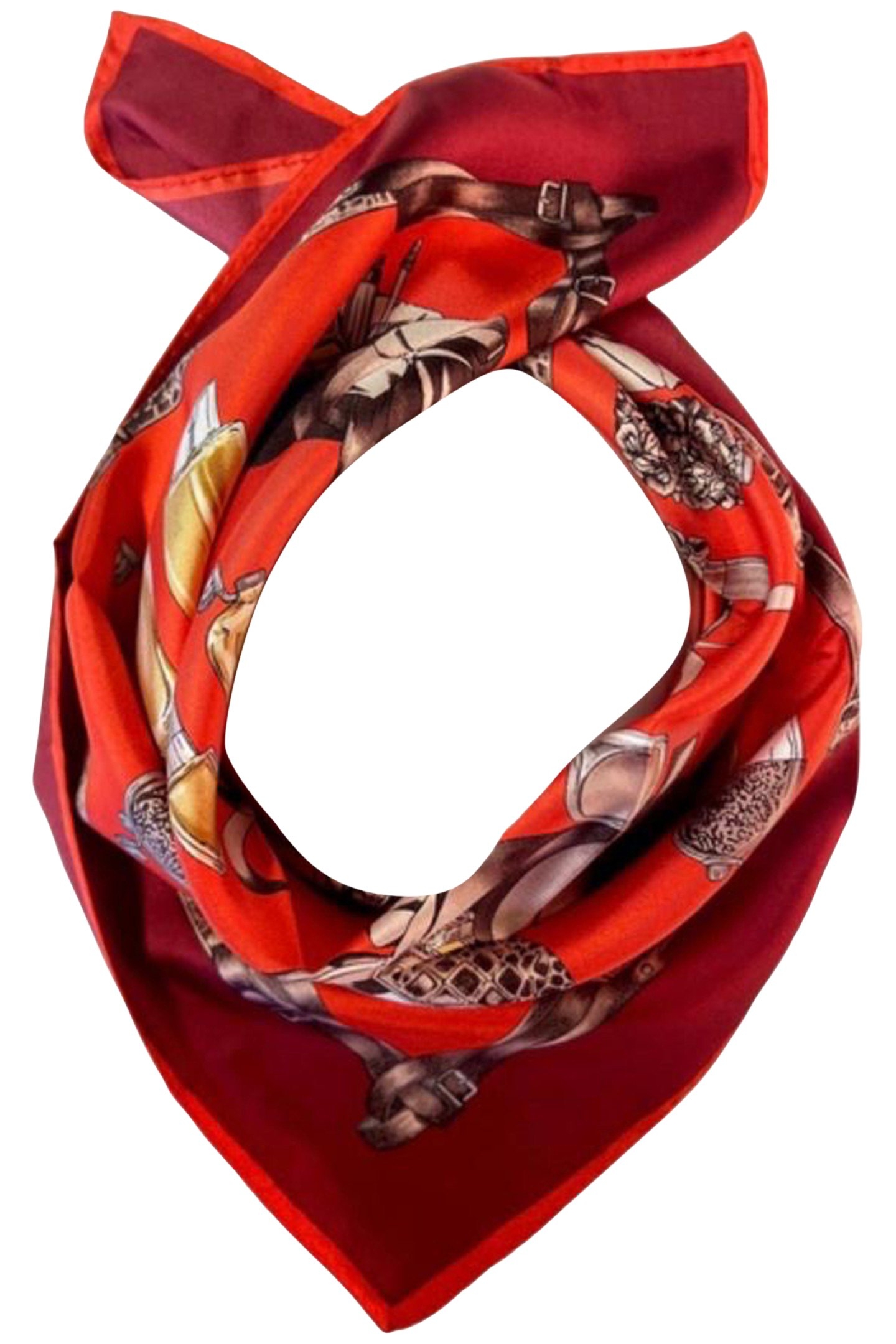 SCARF BURANO SMALL 447 RED/ORANGE 1