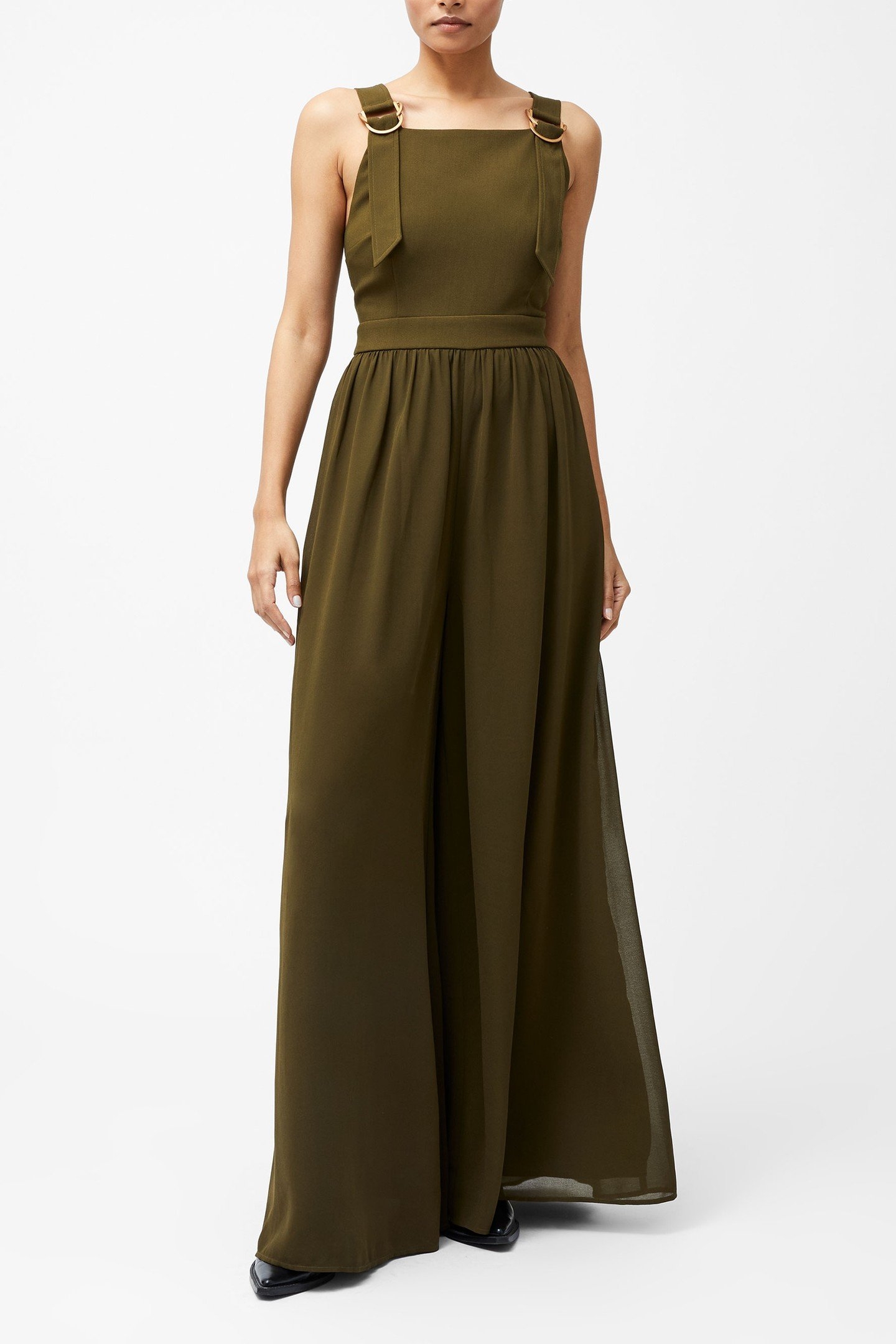 AZRA EDEN MIX JUMPSUIT KHAKI 4