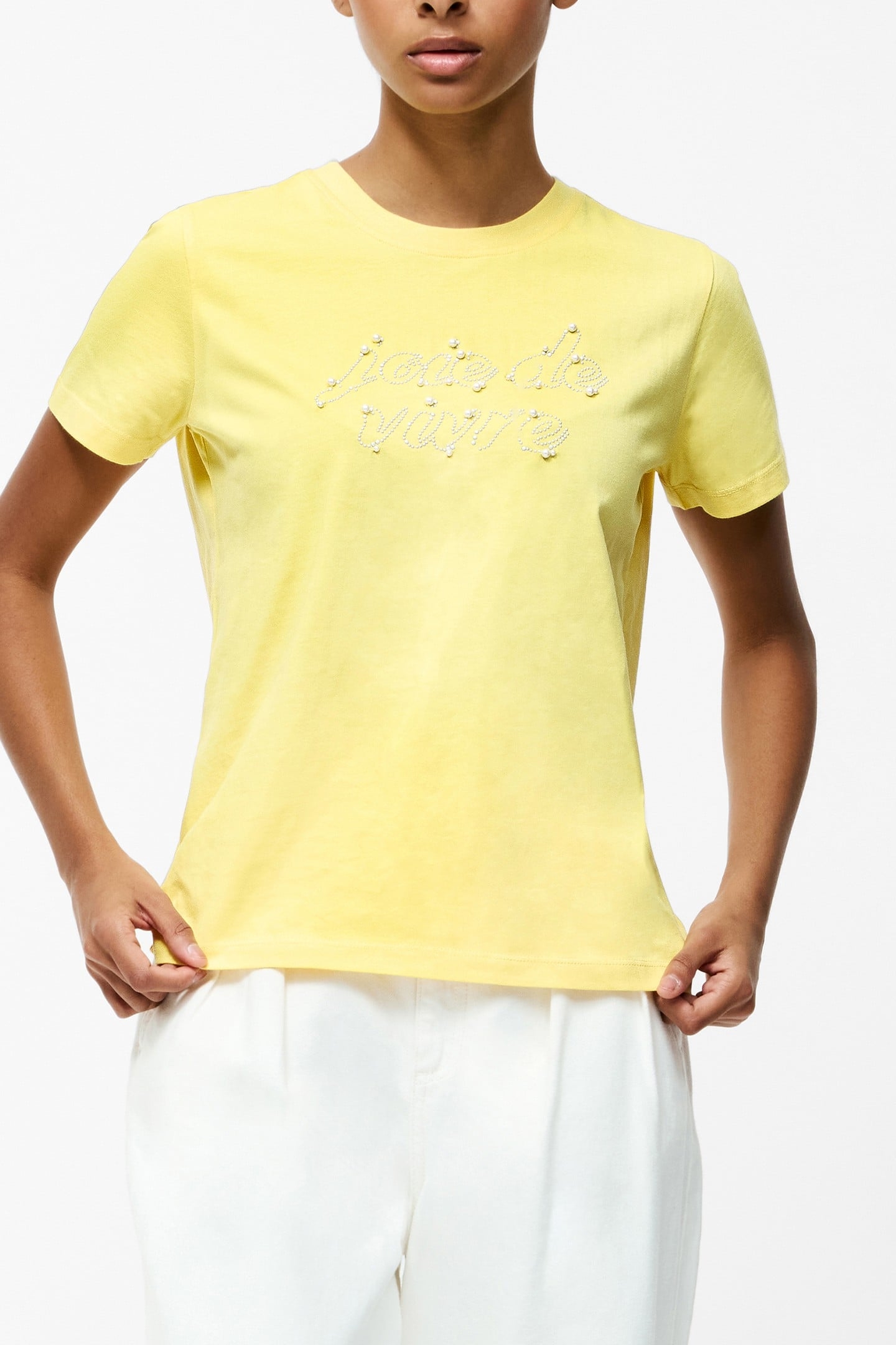 JOIE DE VIVRE SS TOP BUTTER YELLOW 1