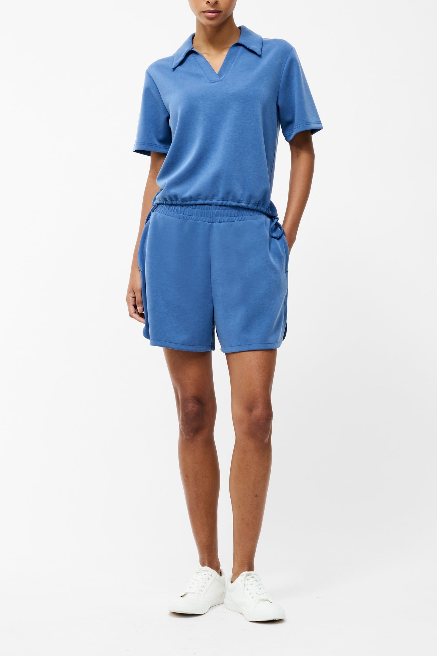 WREN POLO S/S TEE SLATE BLUE 1