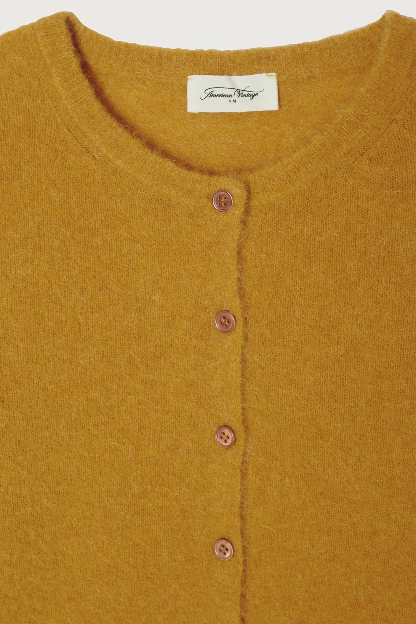 ROUND NECK VEST SAFFRON CHINA 2