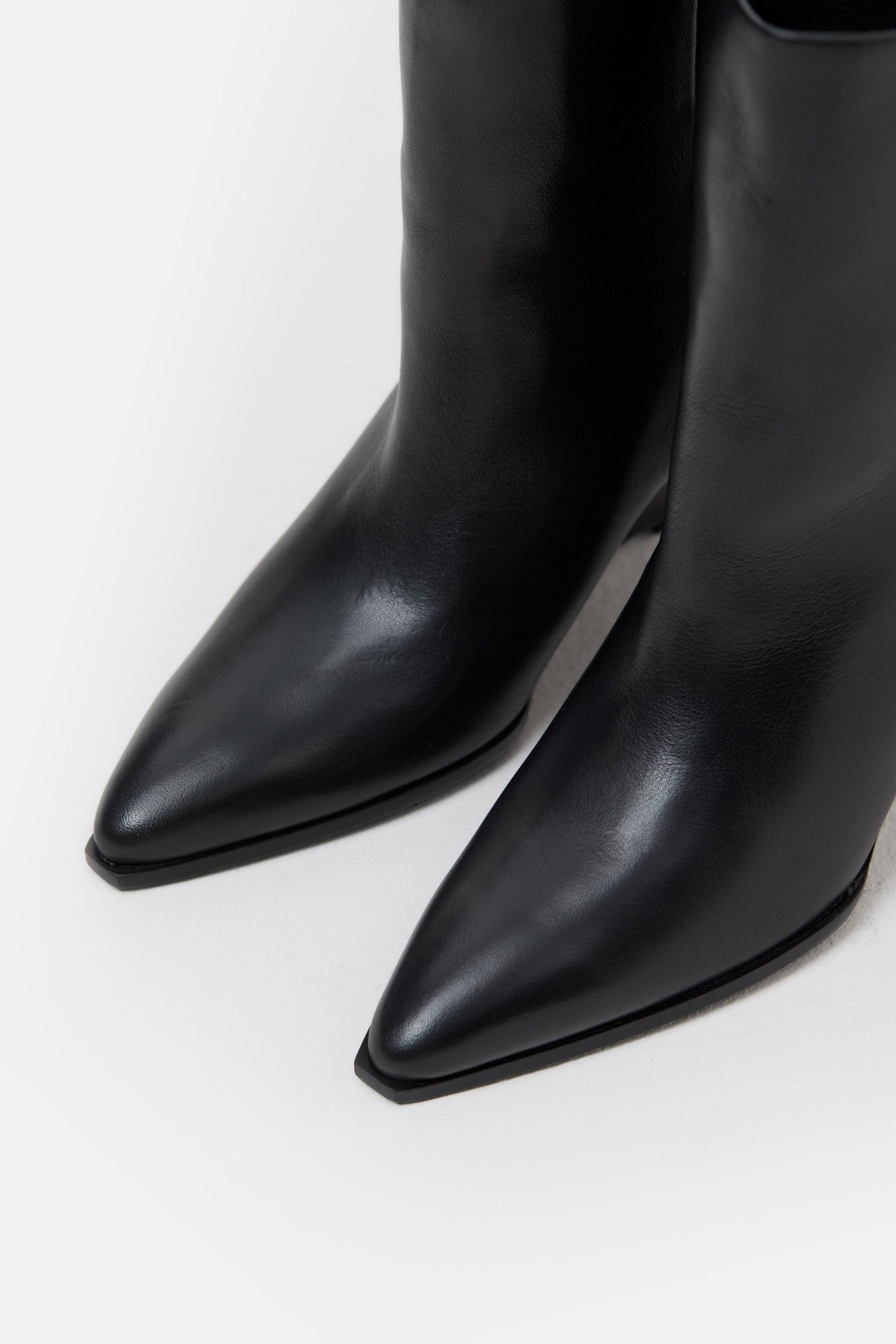 WEDGE BOOT SHOES BLACK 4