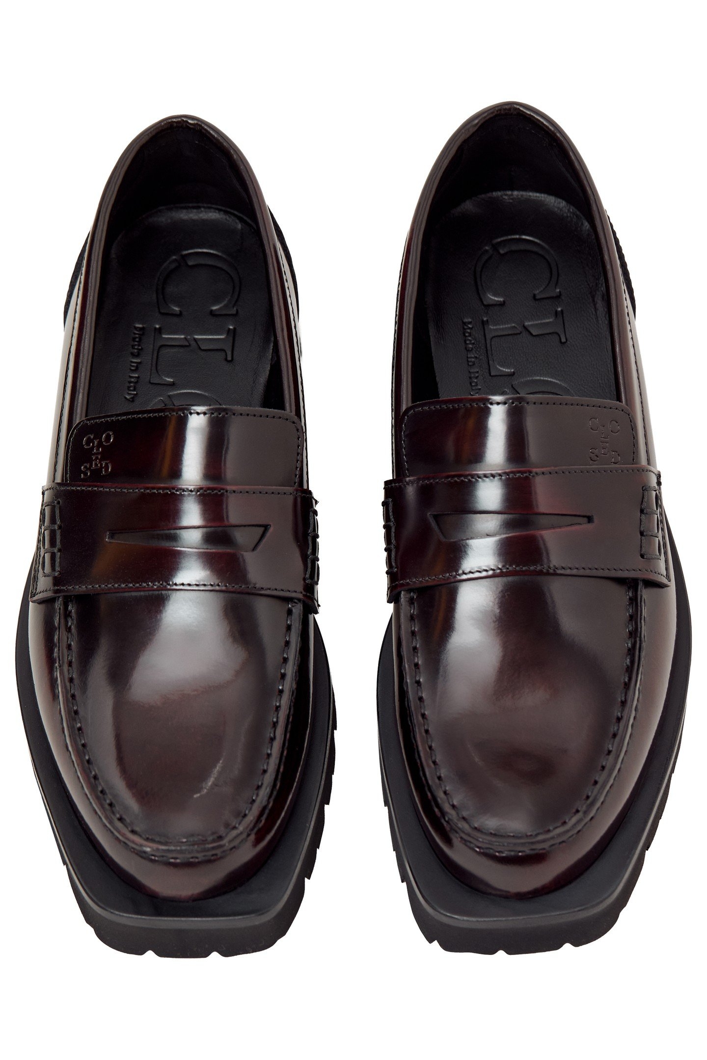 LOAFER SHOES DARK RAISIN RED 2