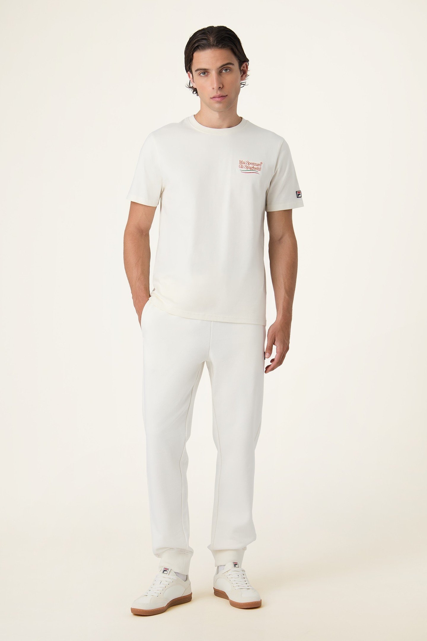 NAVIGLI PASTA REGULAR GRAPHIC T-SHIRT EGRET 2