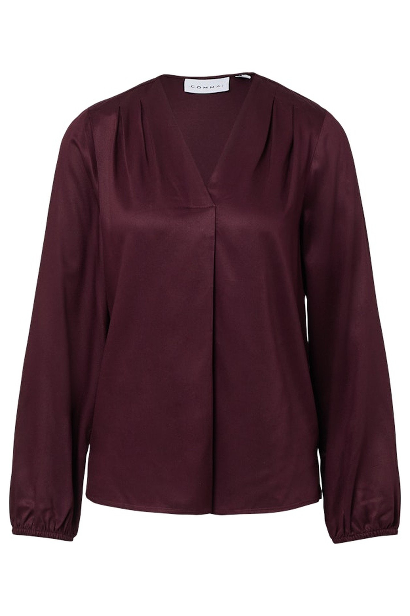 COMMA BLOUSES BURGUNDY 1