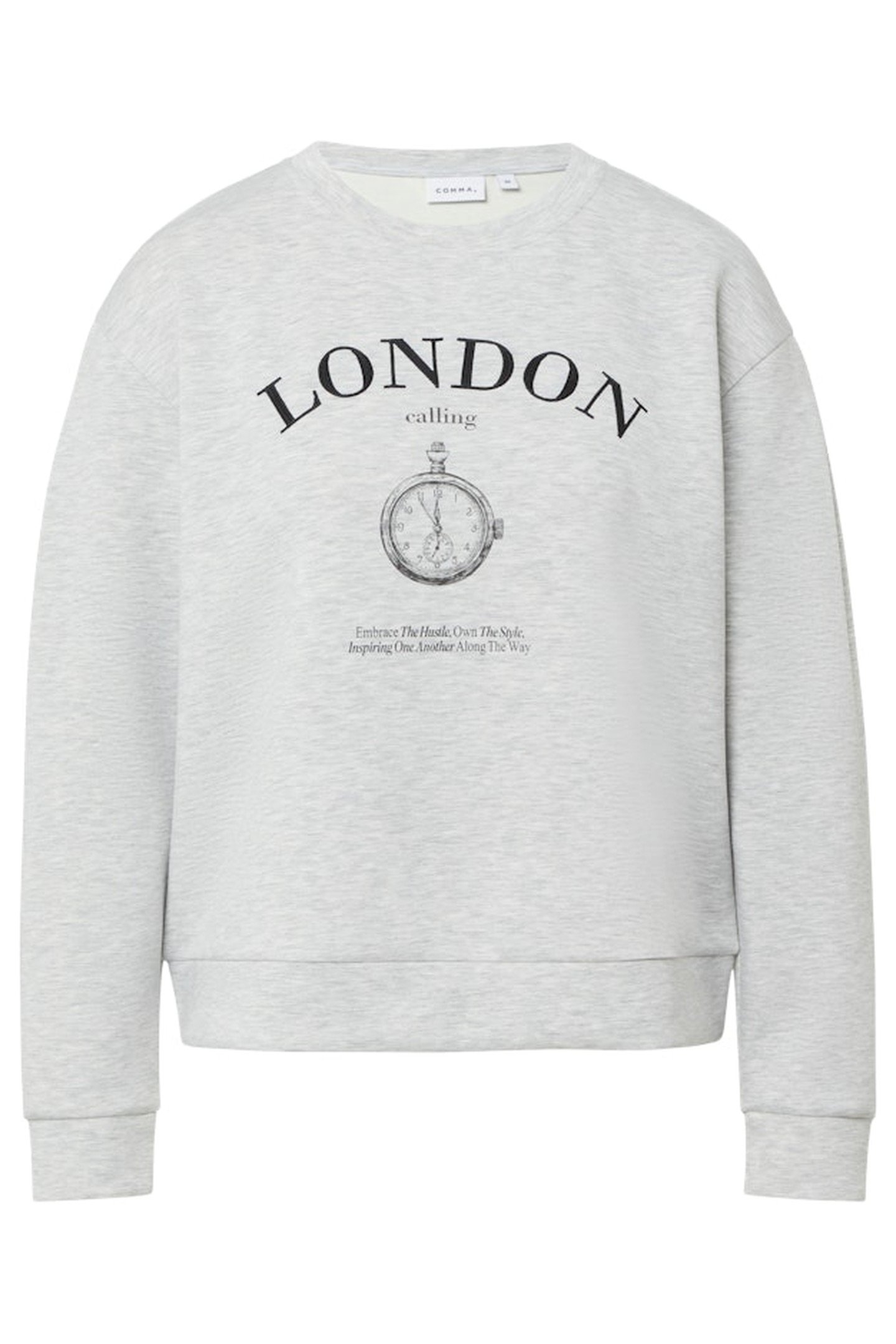 COMMA SWEATSHIRTS LIGHT GREY 1