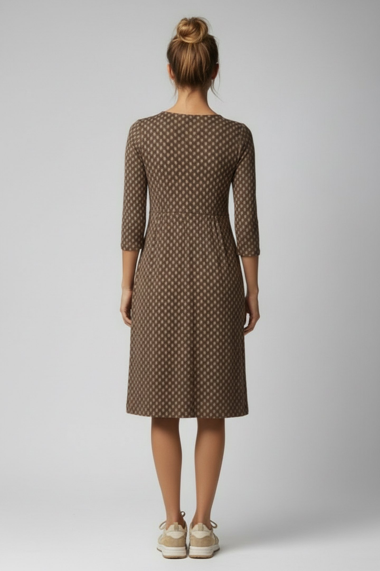 TALLIE JERSEY DRESS CHARTREUSE PRINT 2