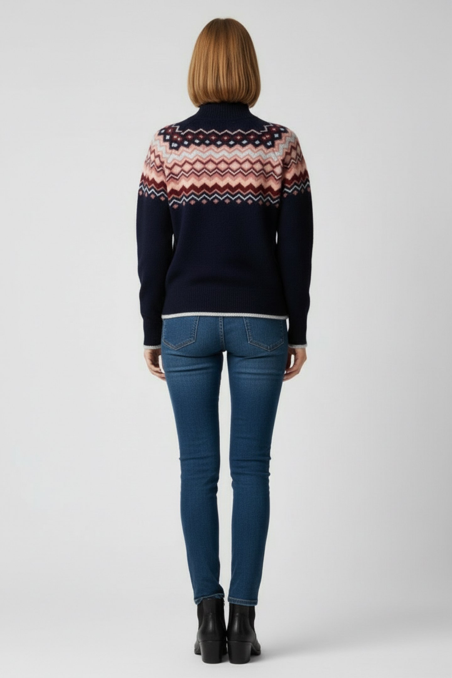 FAIRISLE JUMPER NAVY MULTI 2